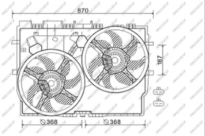 PRASCO FT930F002 Ventola,...