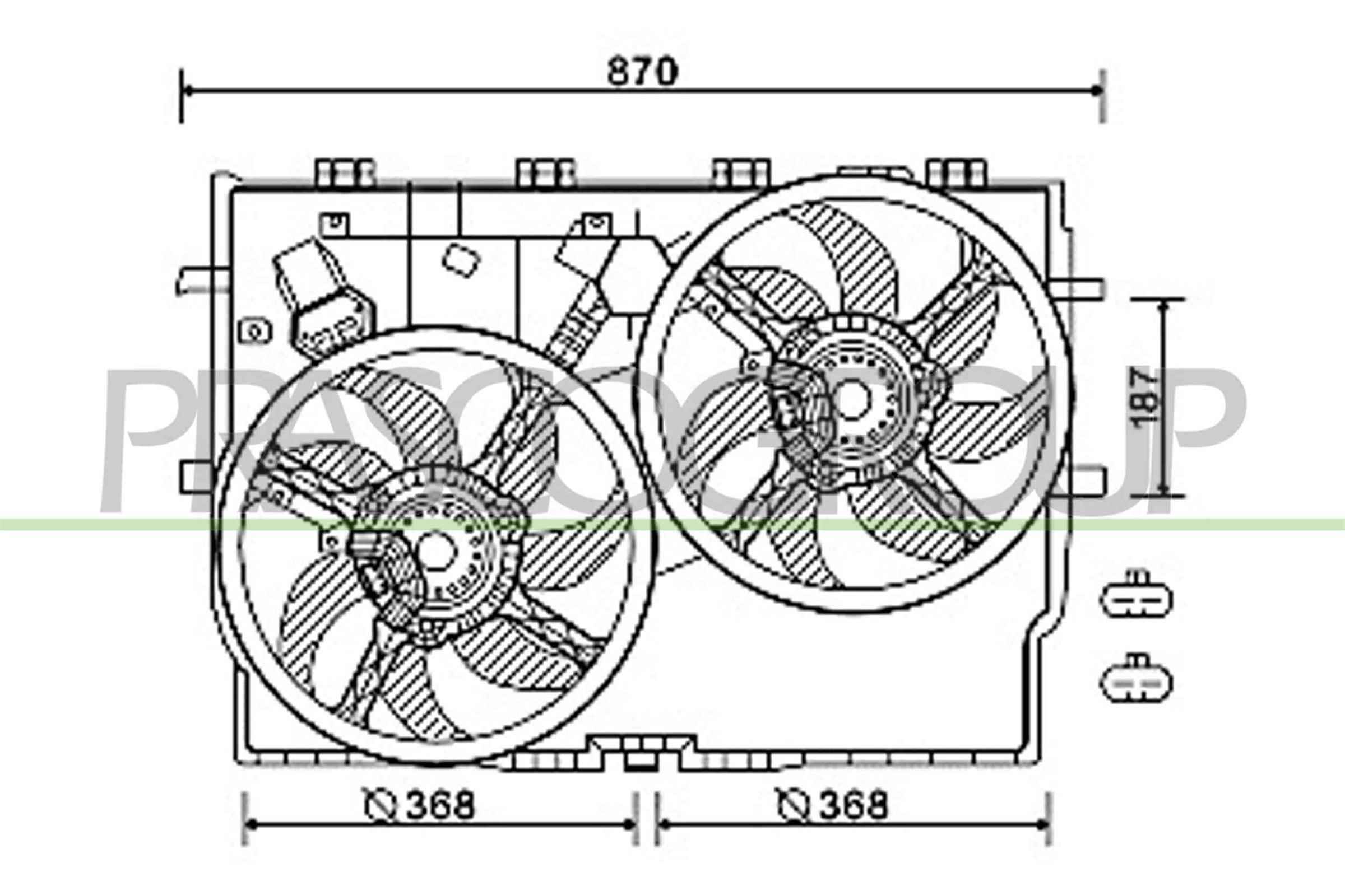 PRASCO FT930F004 Ventola,...