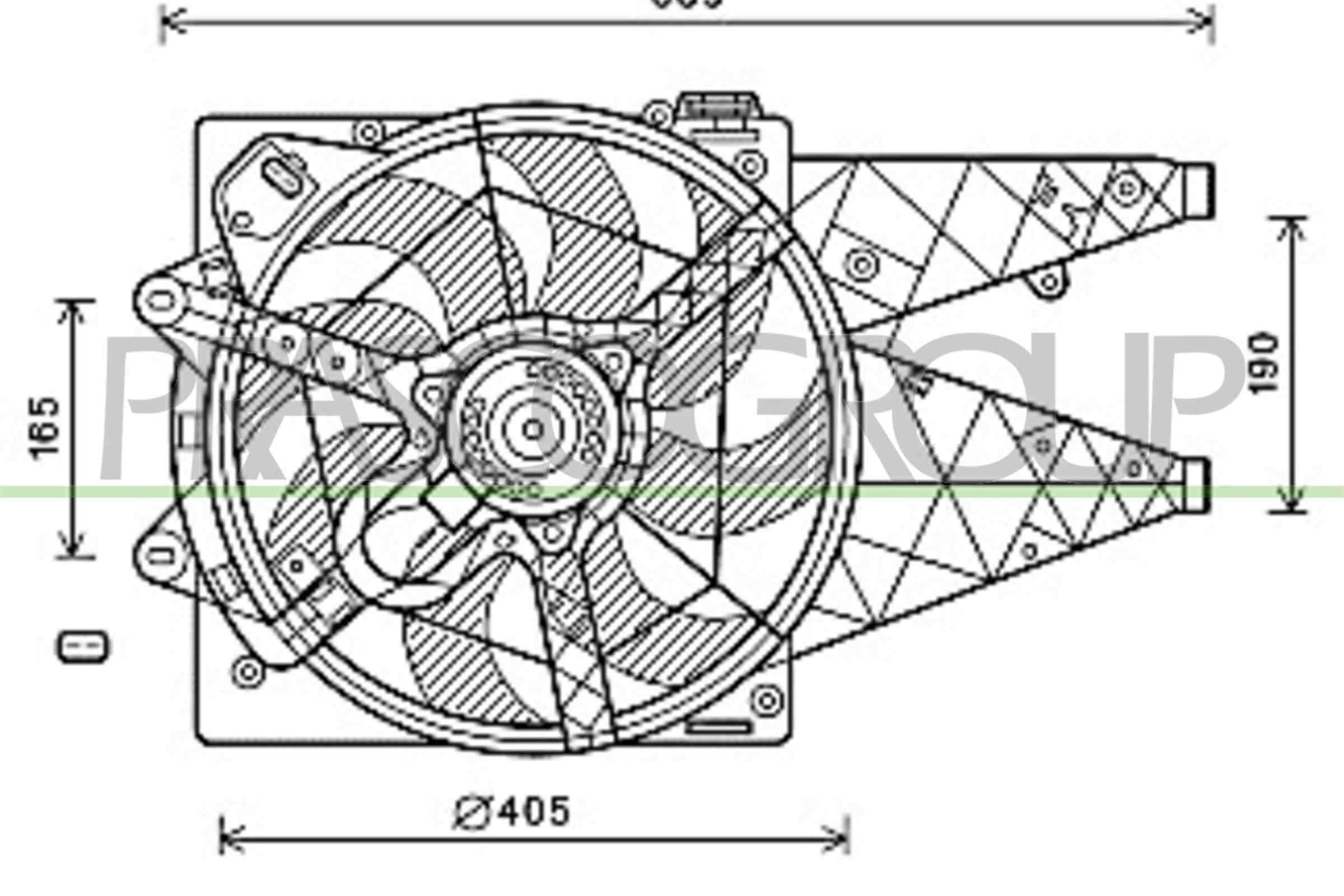 PRASCO FT930F007 Ventola,...