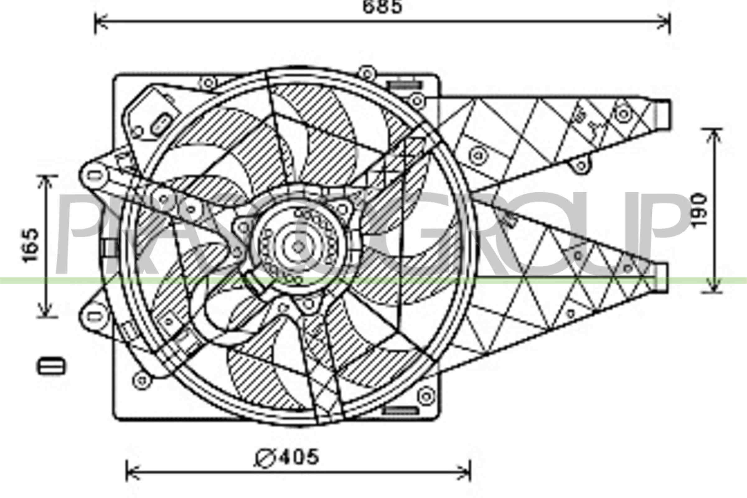 PRASCO FT930F008 Ventola,...