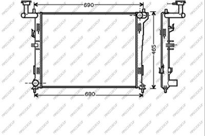 PRASCO HN040R001 Radiatore,...