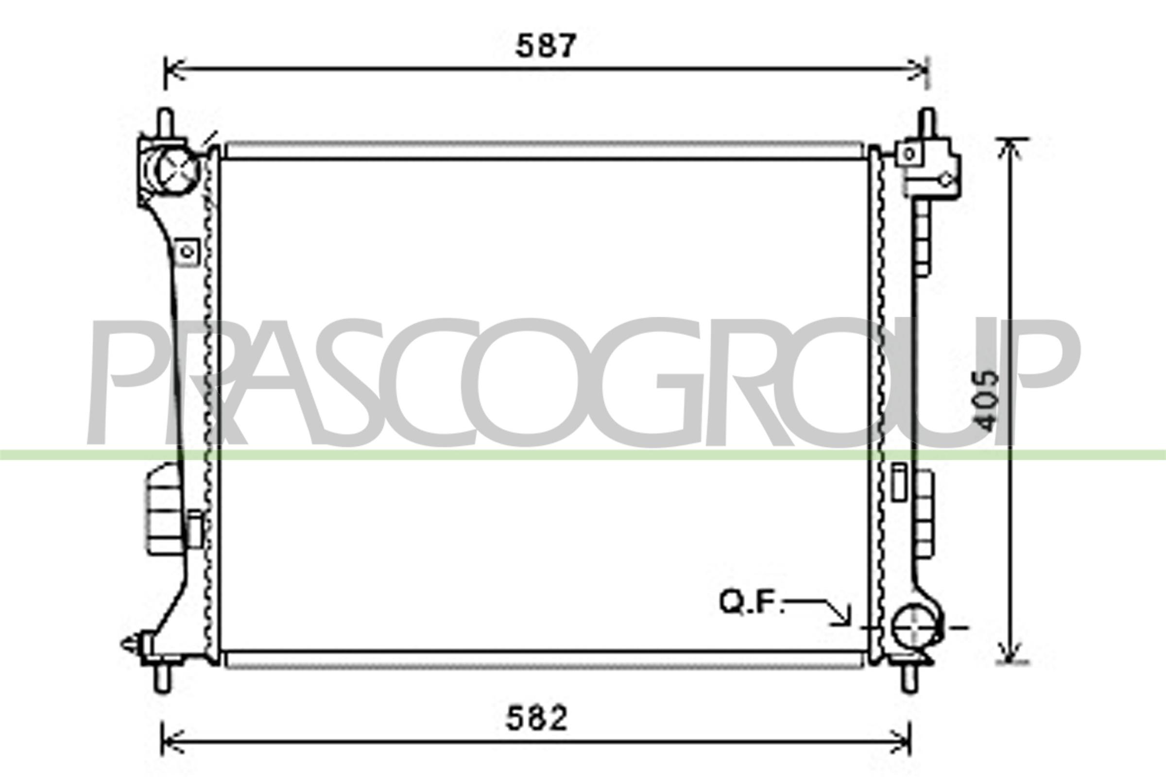 PRASCO HN200R001 Radiatore,...