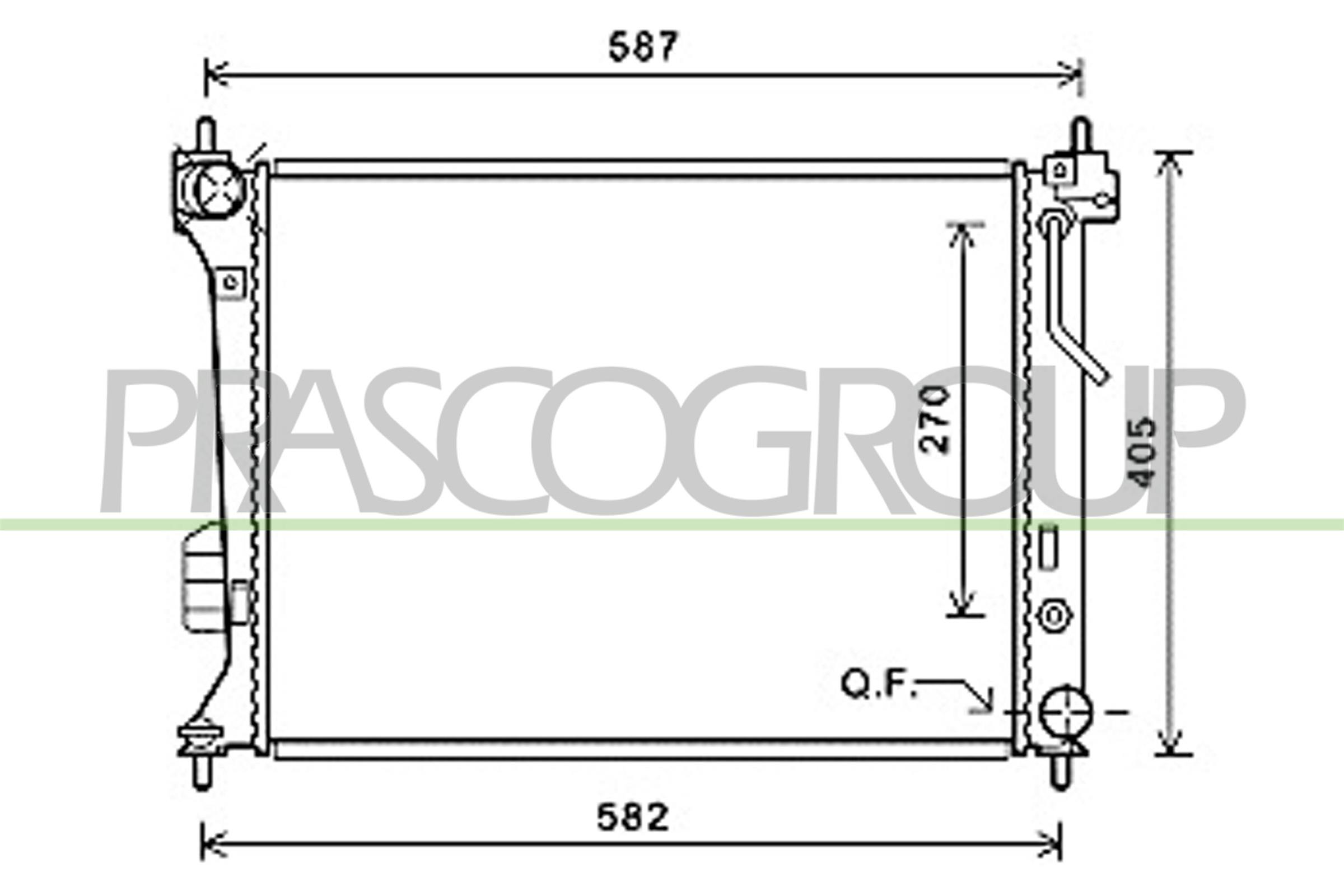 PRASCO HN200R003 Radiatore,...