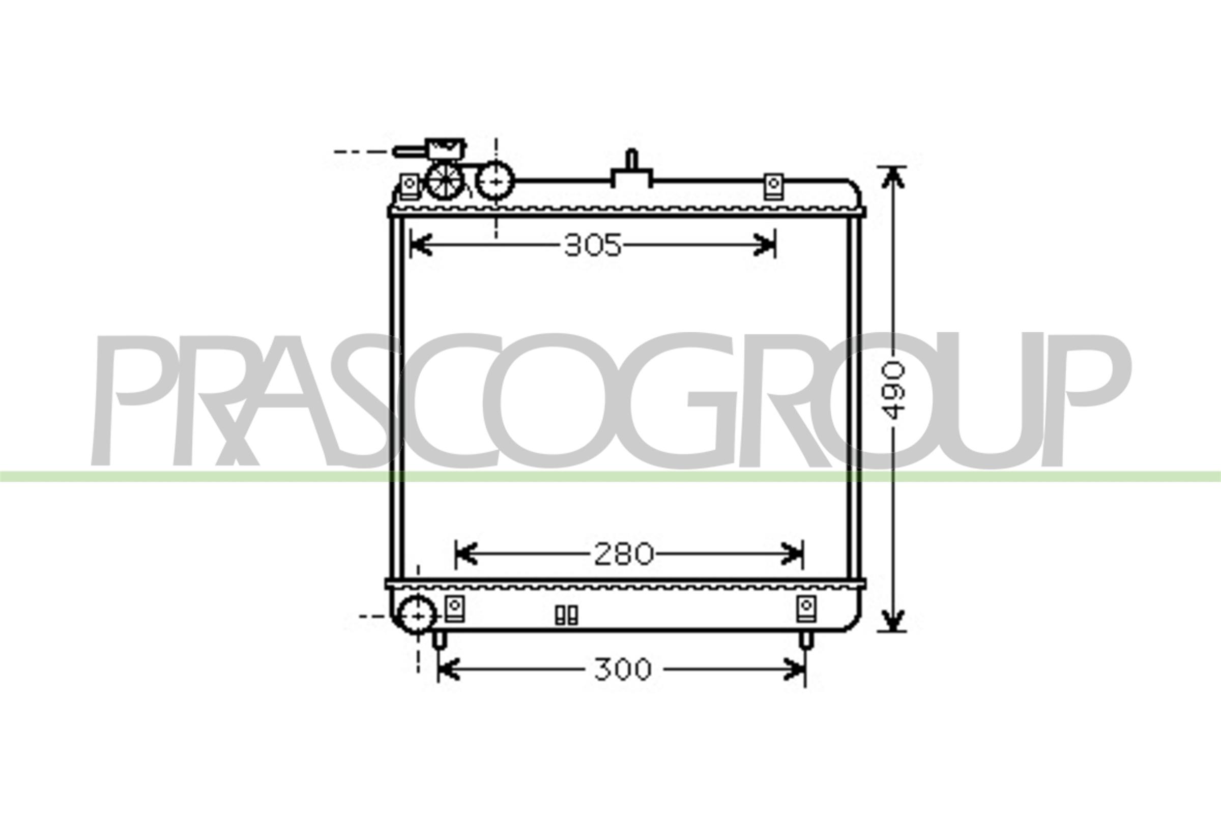 PRASCO HN324R001 Radiatore,...