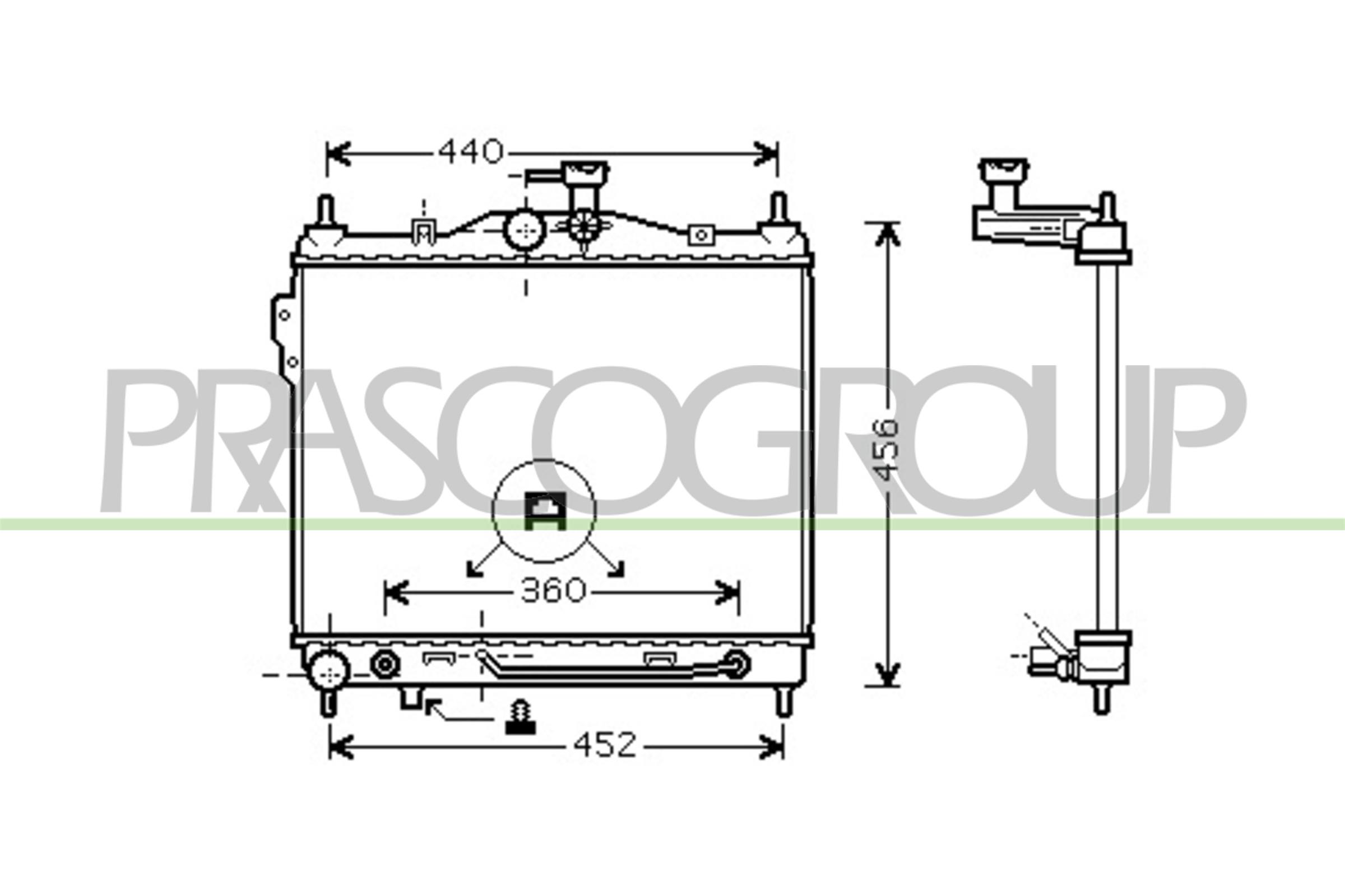 PRASCO HN330R002 Radiatore,...