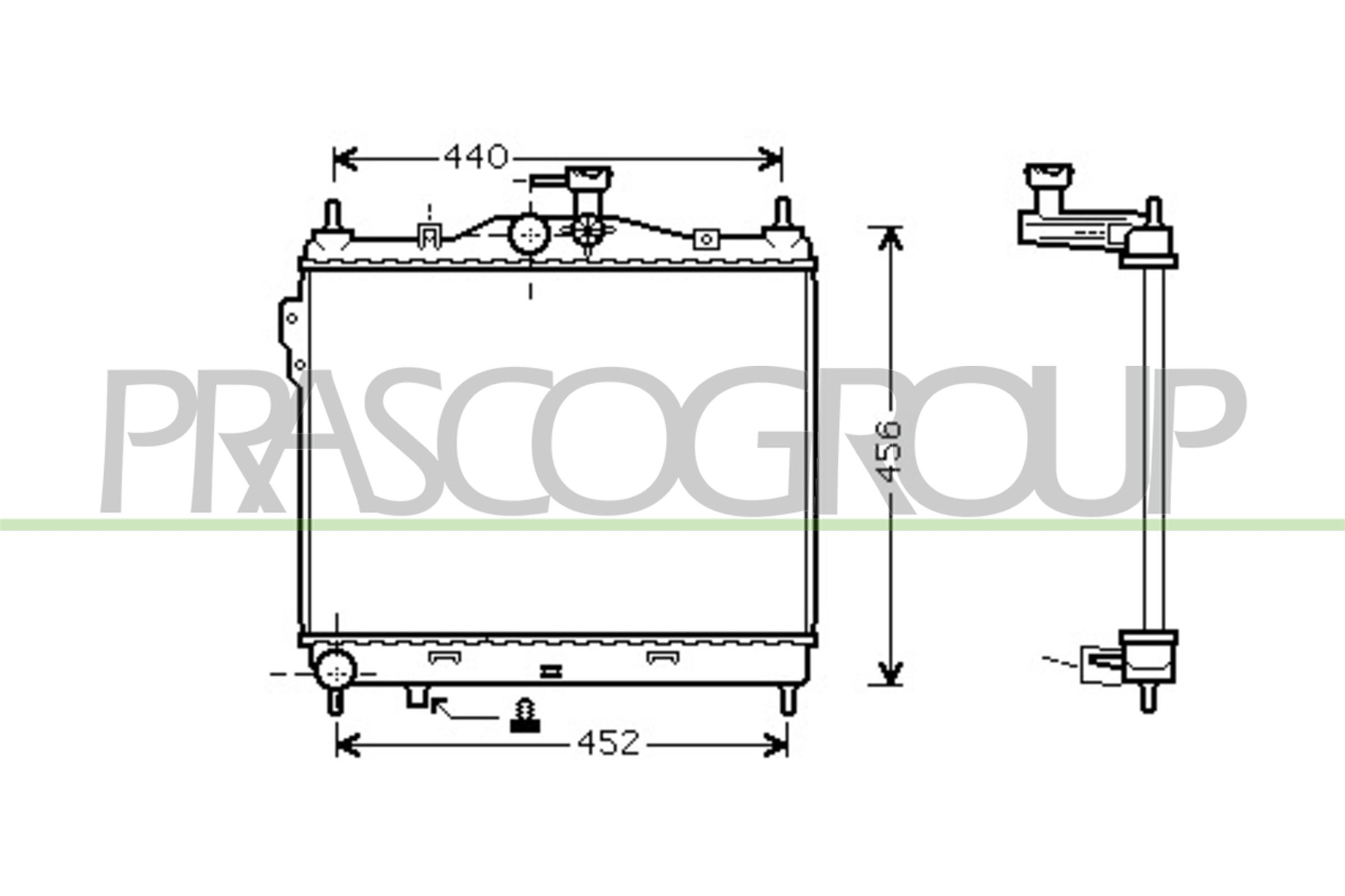 PRASCO HN330R003 Radiatore,...