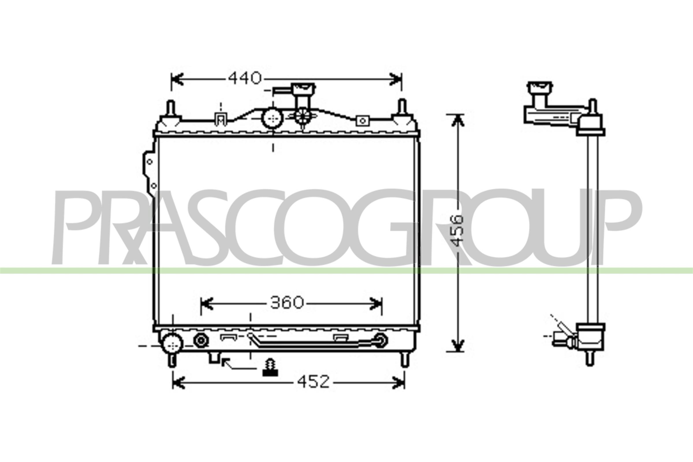 PRASCO HN330R004 Radiatore,...