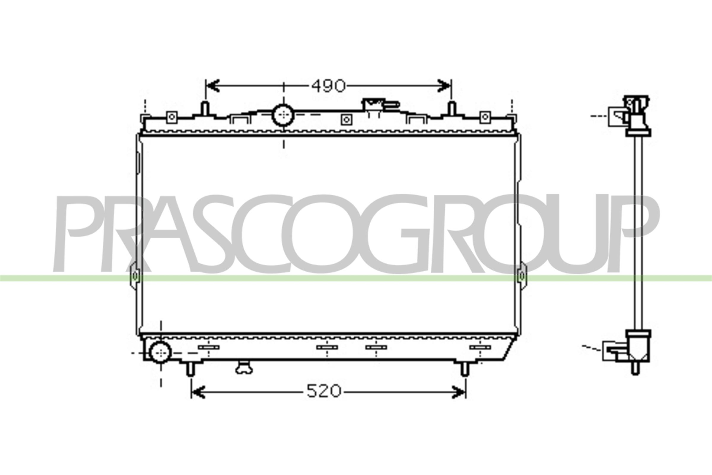 PRASCO HN624R005 Radiatore,...