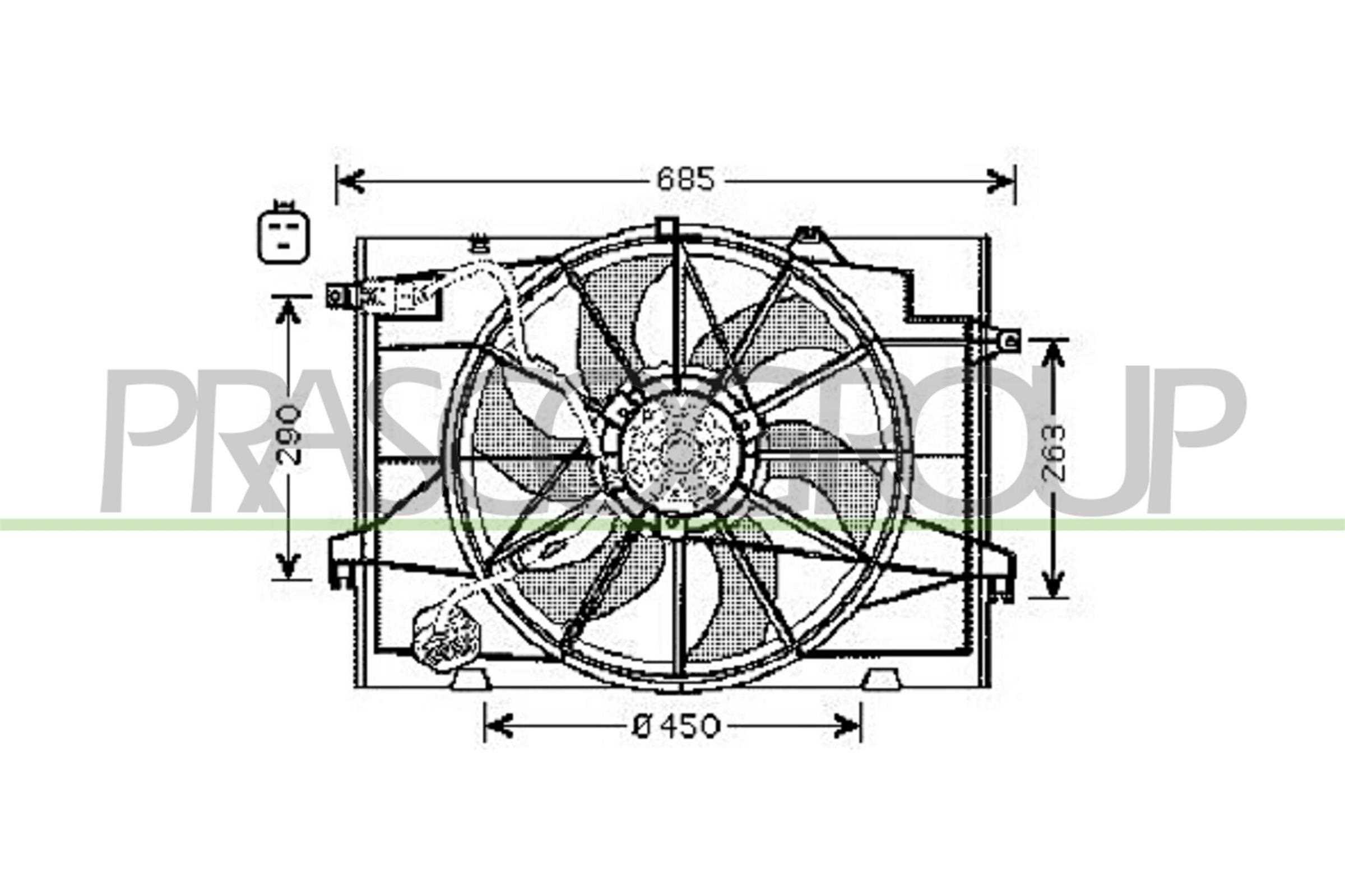 PRASCO HN802F001 Ventola,...