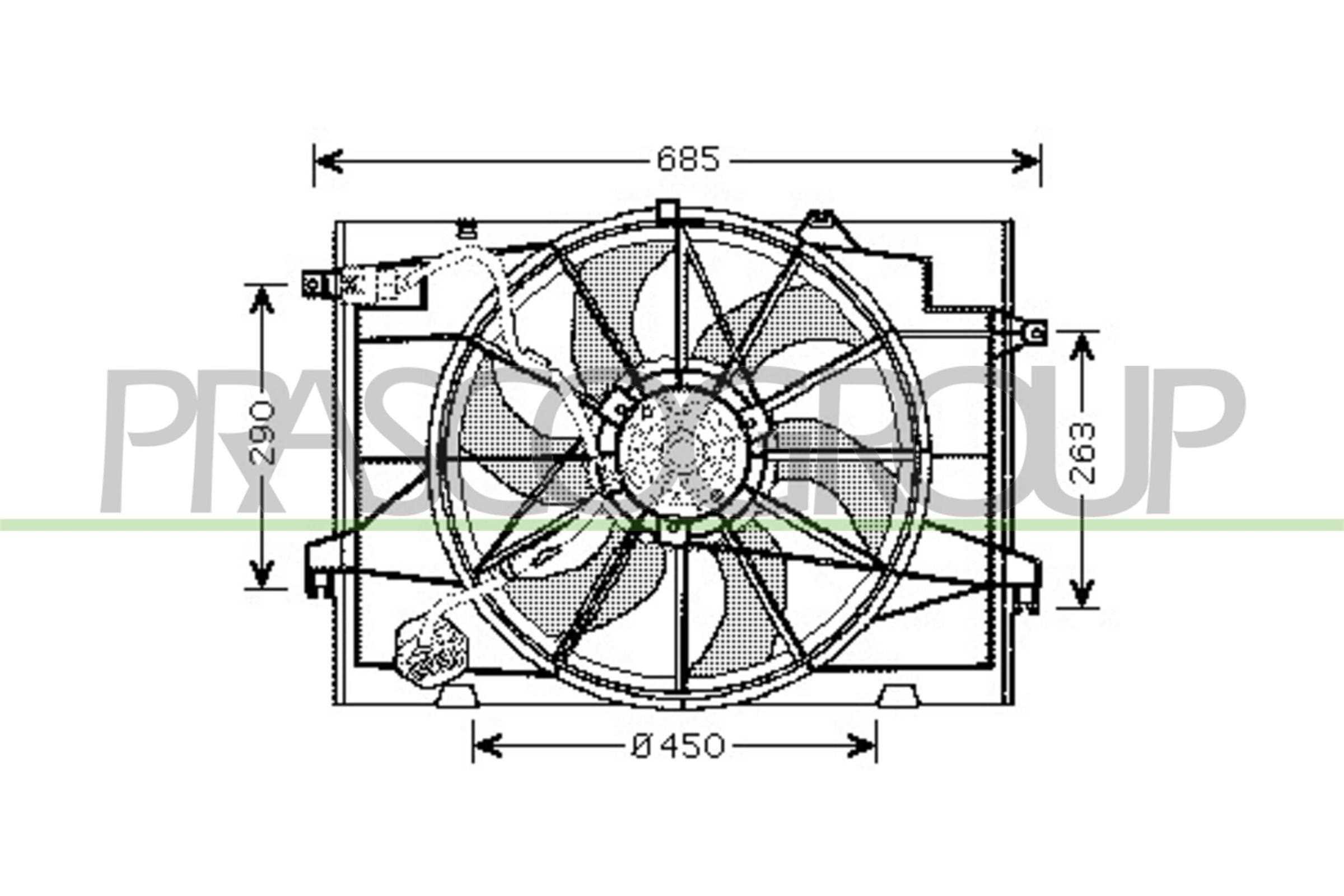 PRASCO HN802F002 Ventola,...