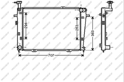 PRASCO HN802R007 Radiatore,...