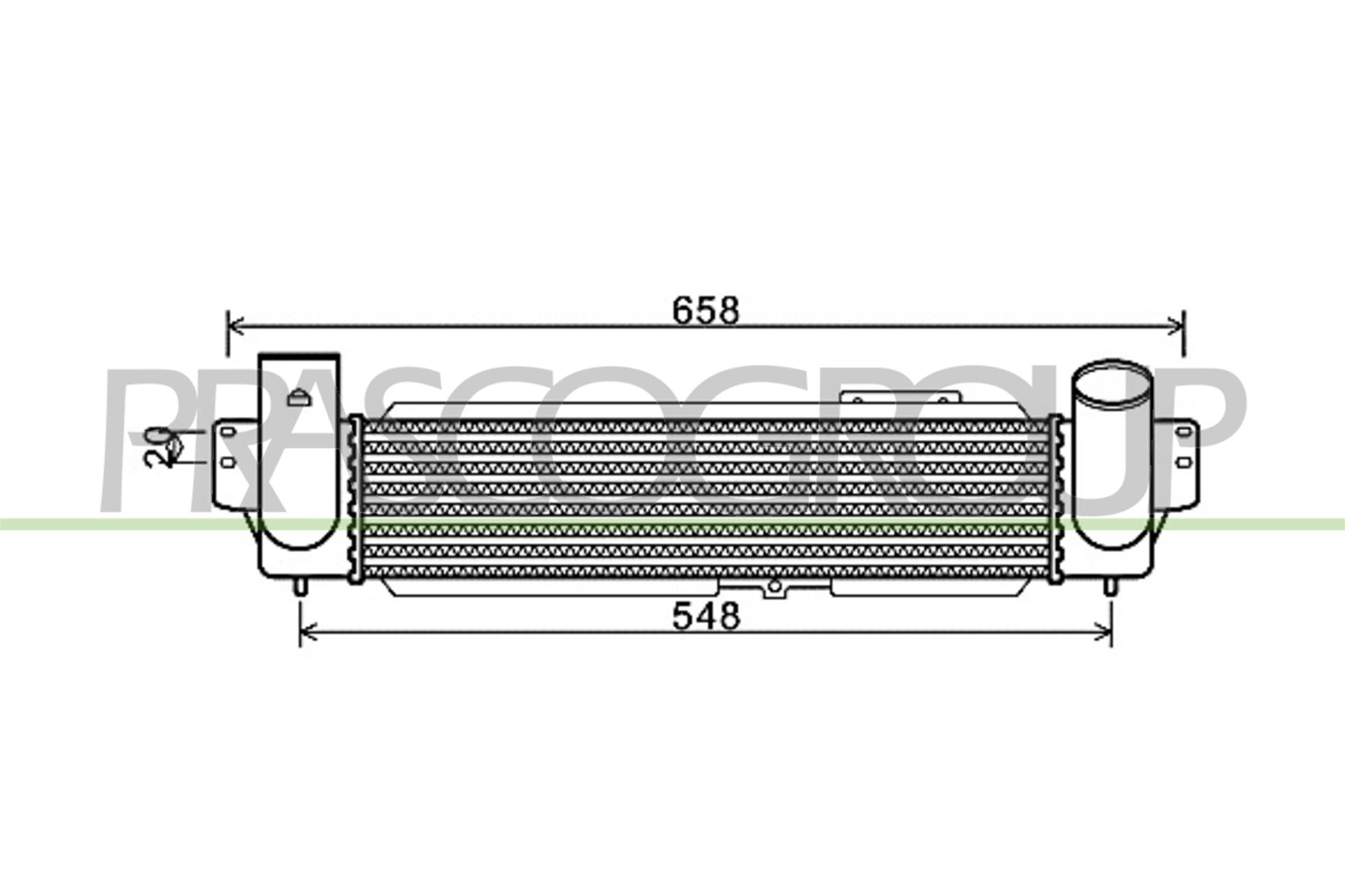 PRASCO KI810N002 Intercooler