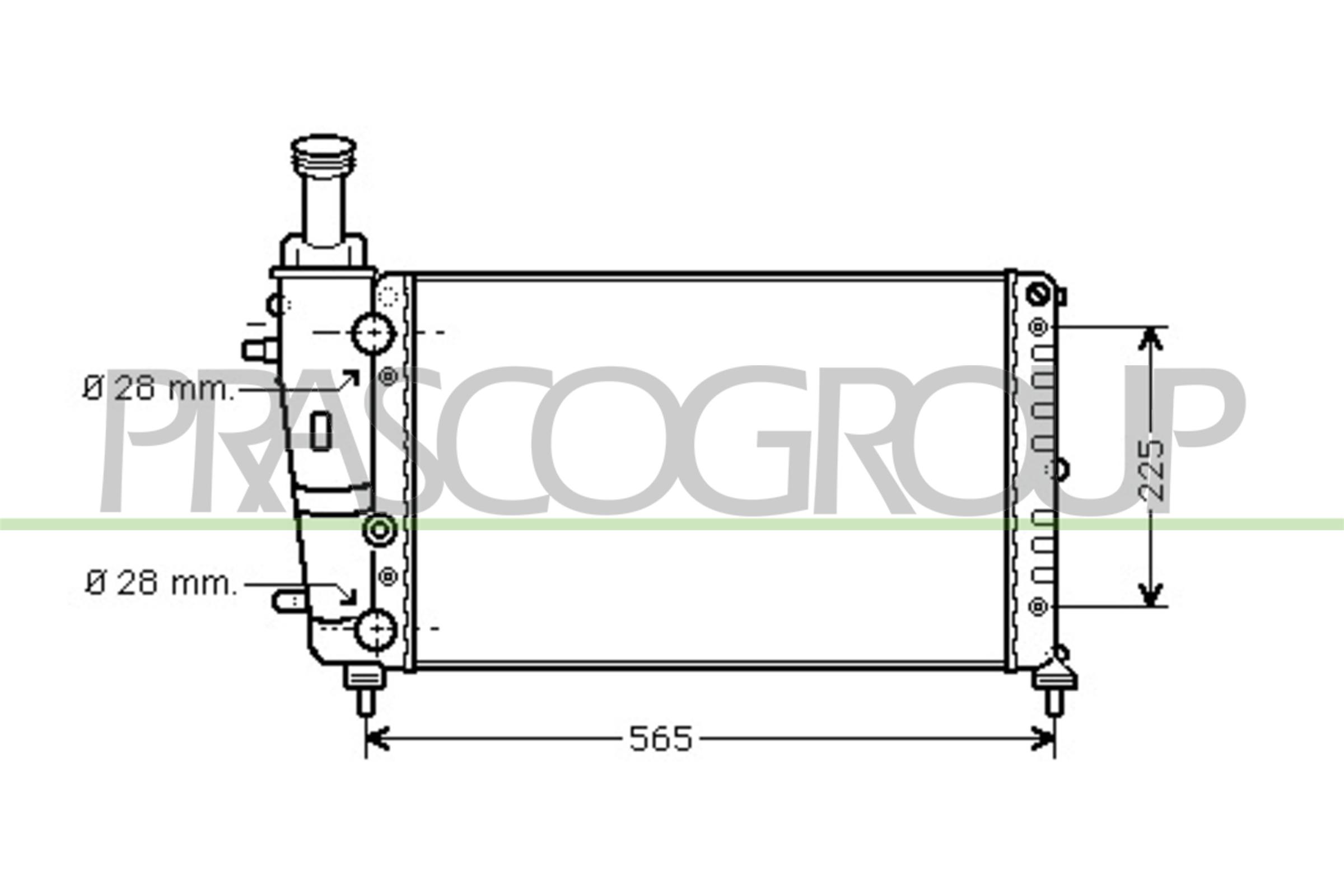 PRASCO LA001R005 Radiatore,...