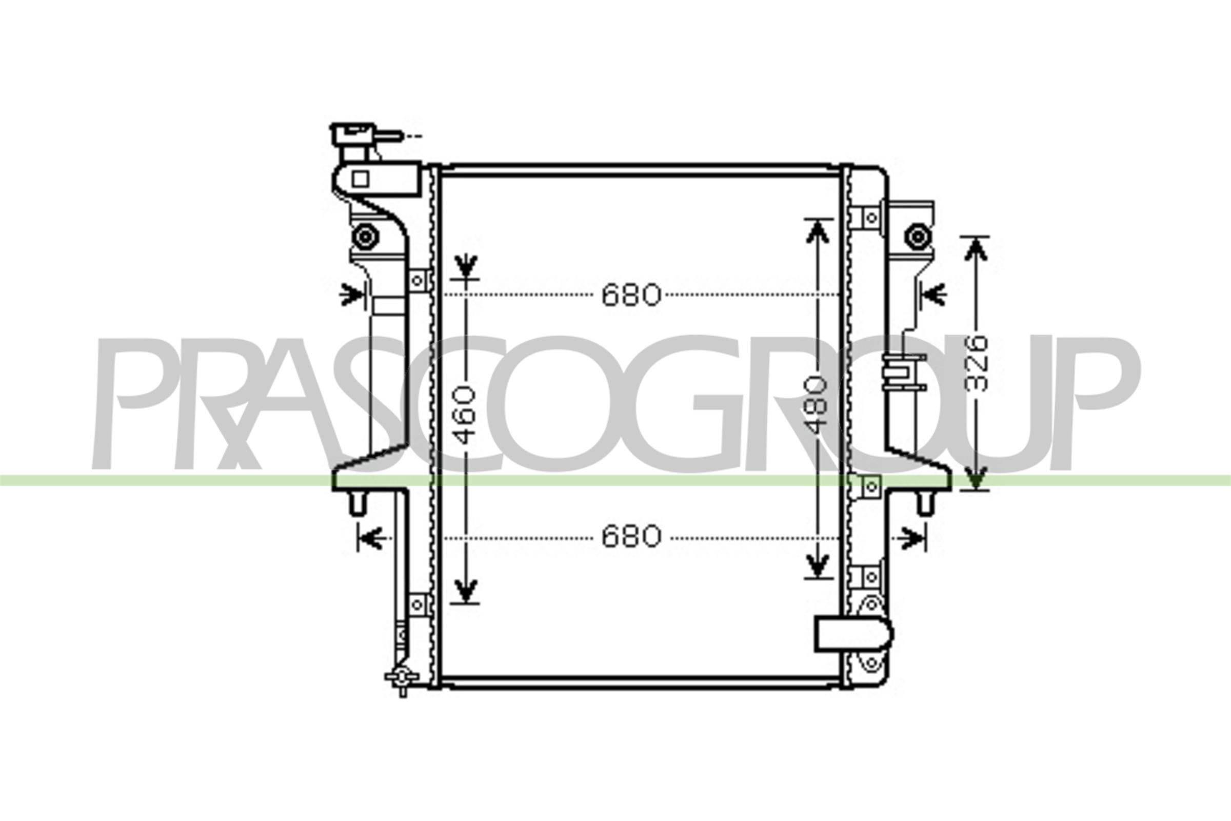 PRASCO MB821R001 Radiatore,...