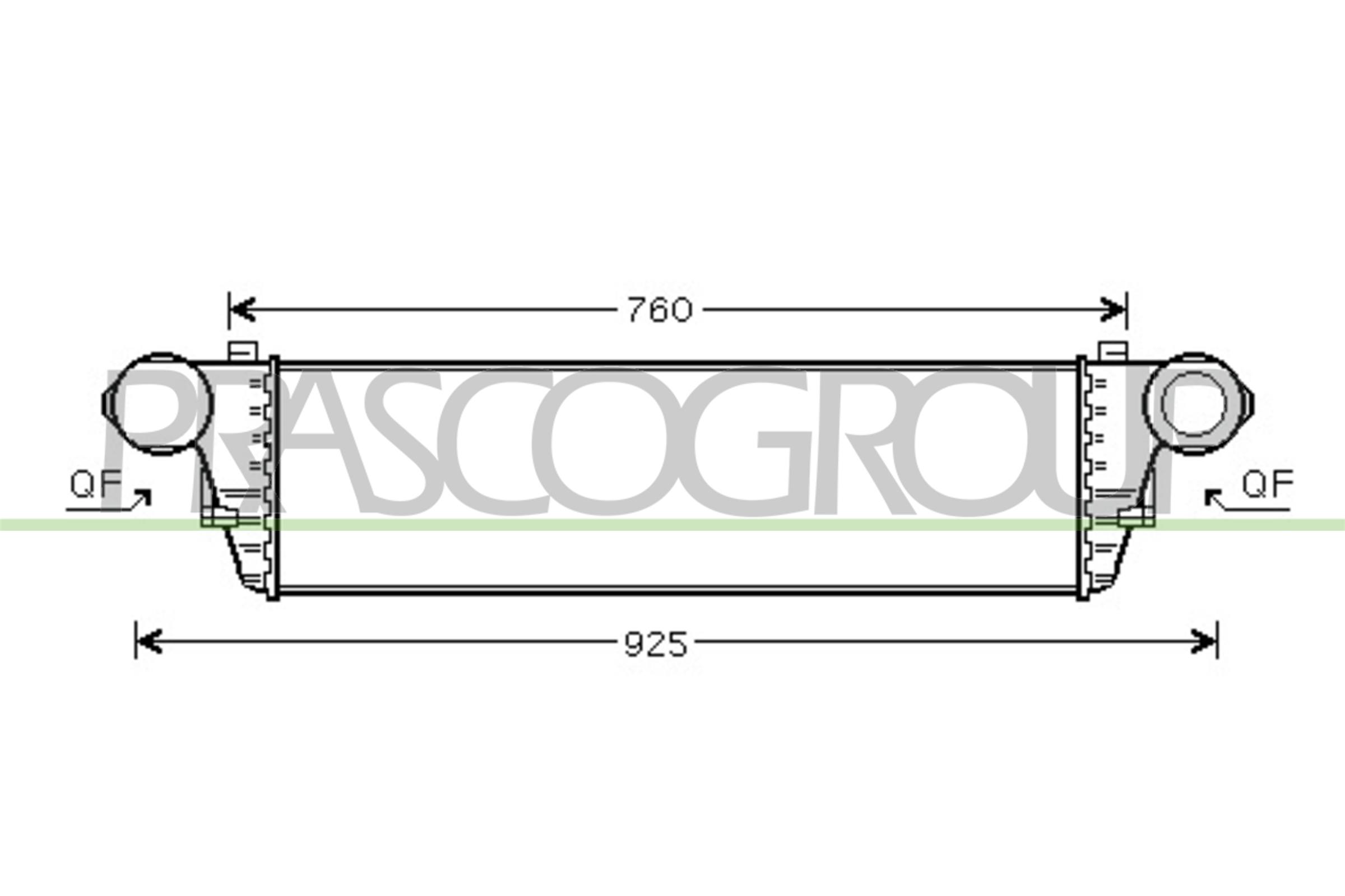 PRASCO ME026N002 Intercooler