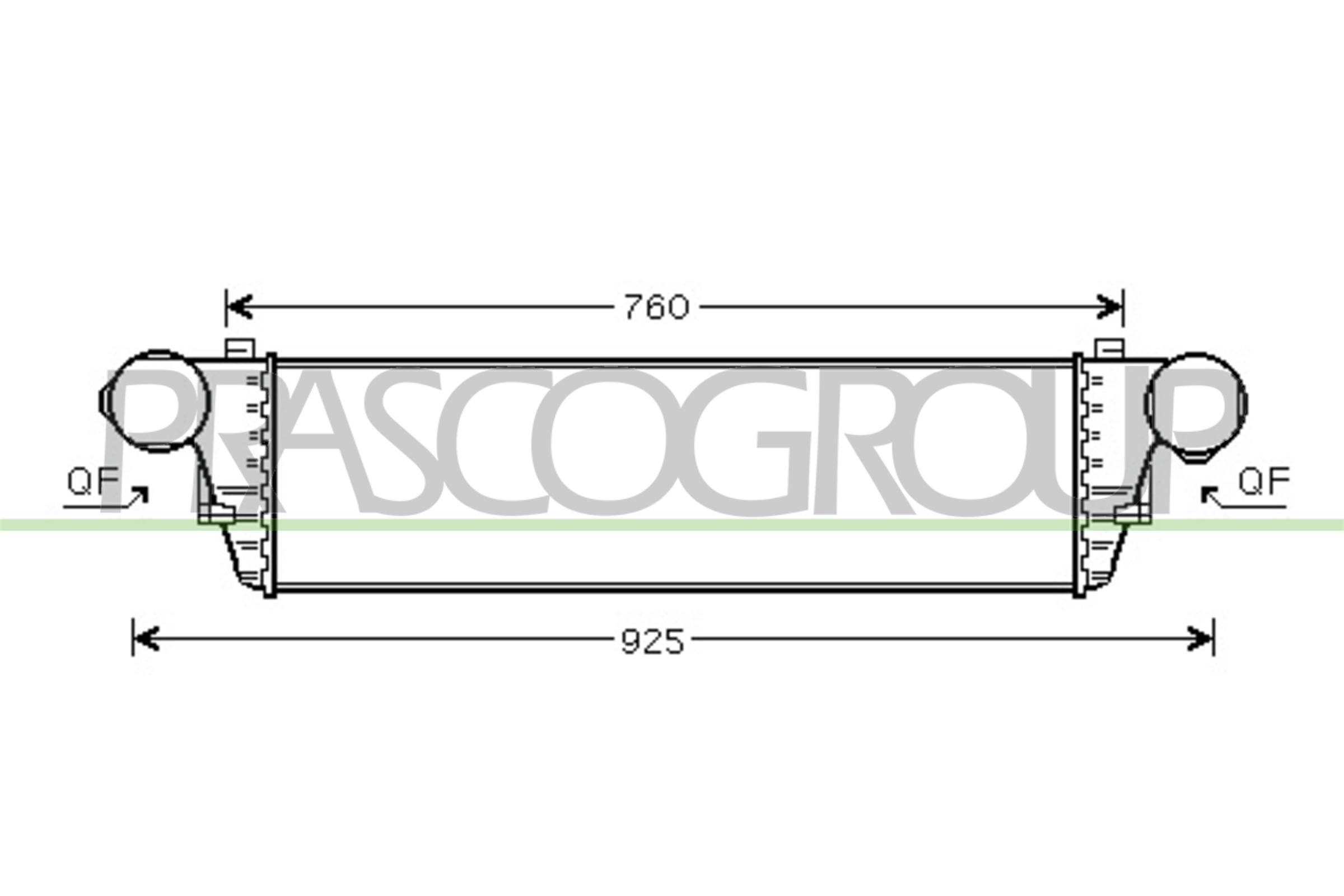 PRASCO ME026N003 Intercooler