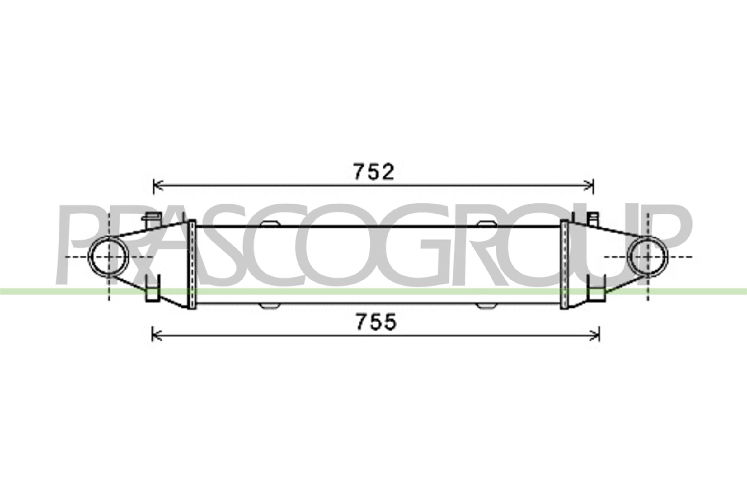 PRASCO ME029N001 Intercooler