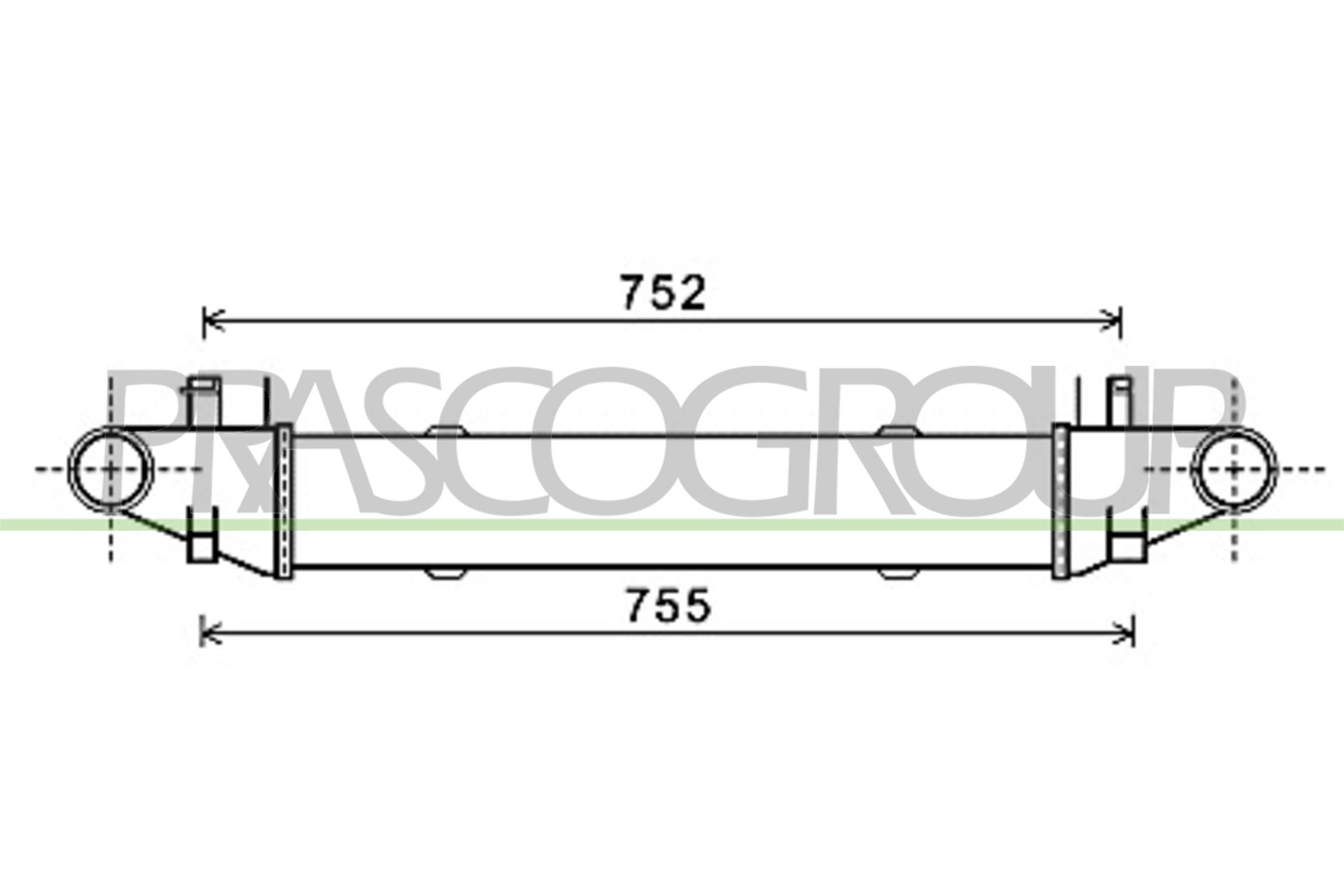 PRASCO ME029N003 Intercooler