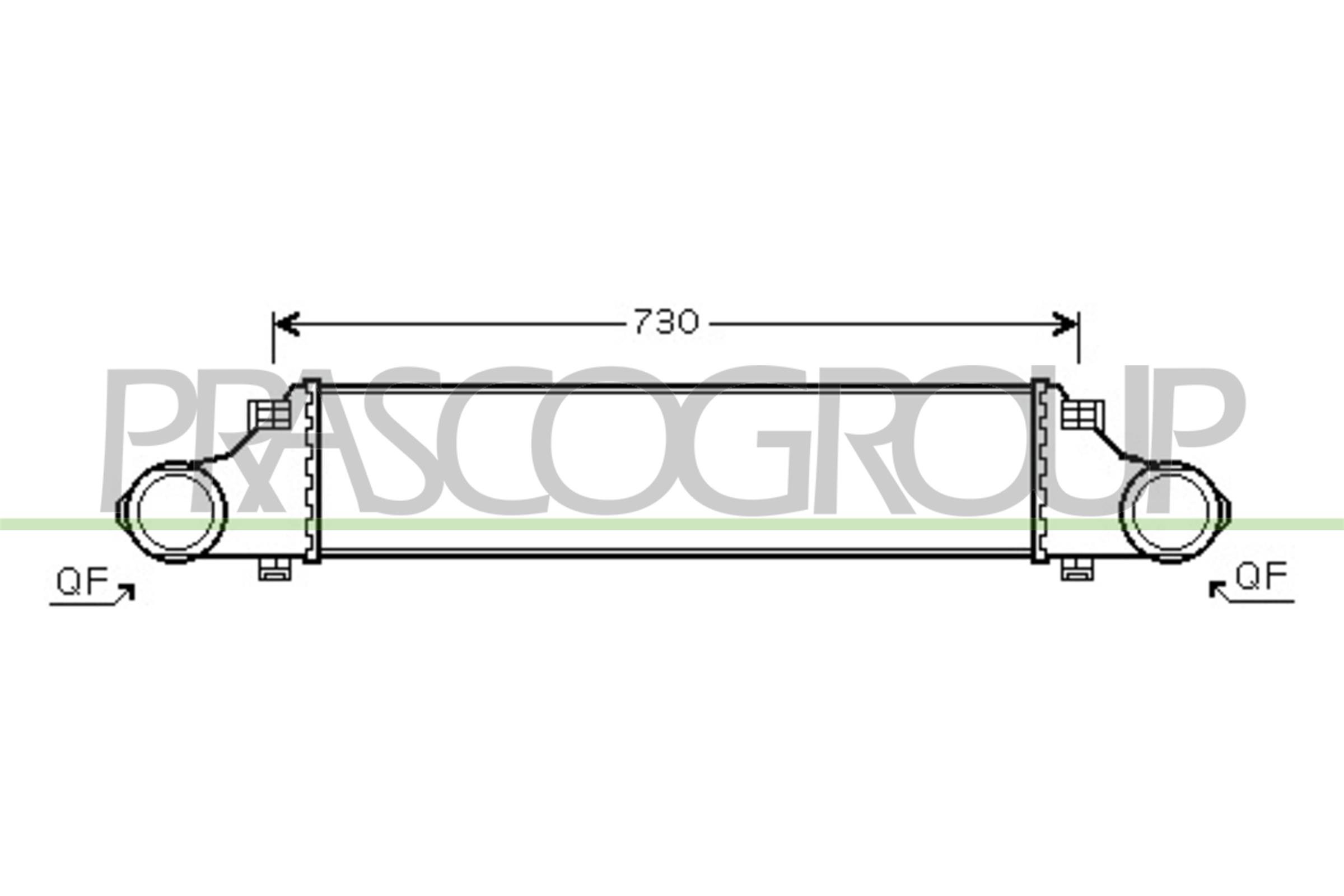 PRASCO ME039N002 Intercooler