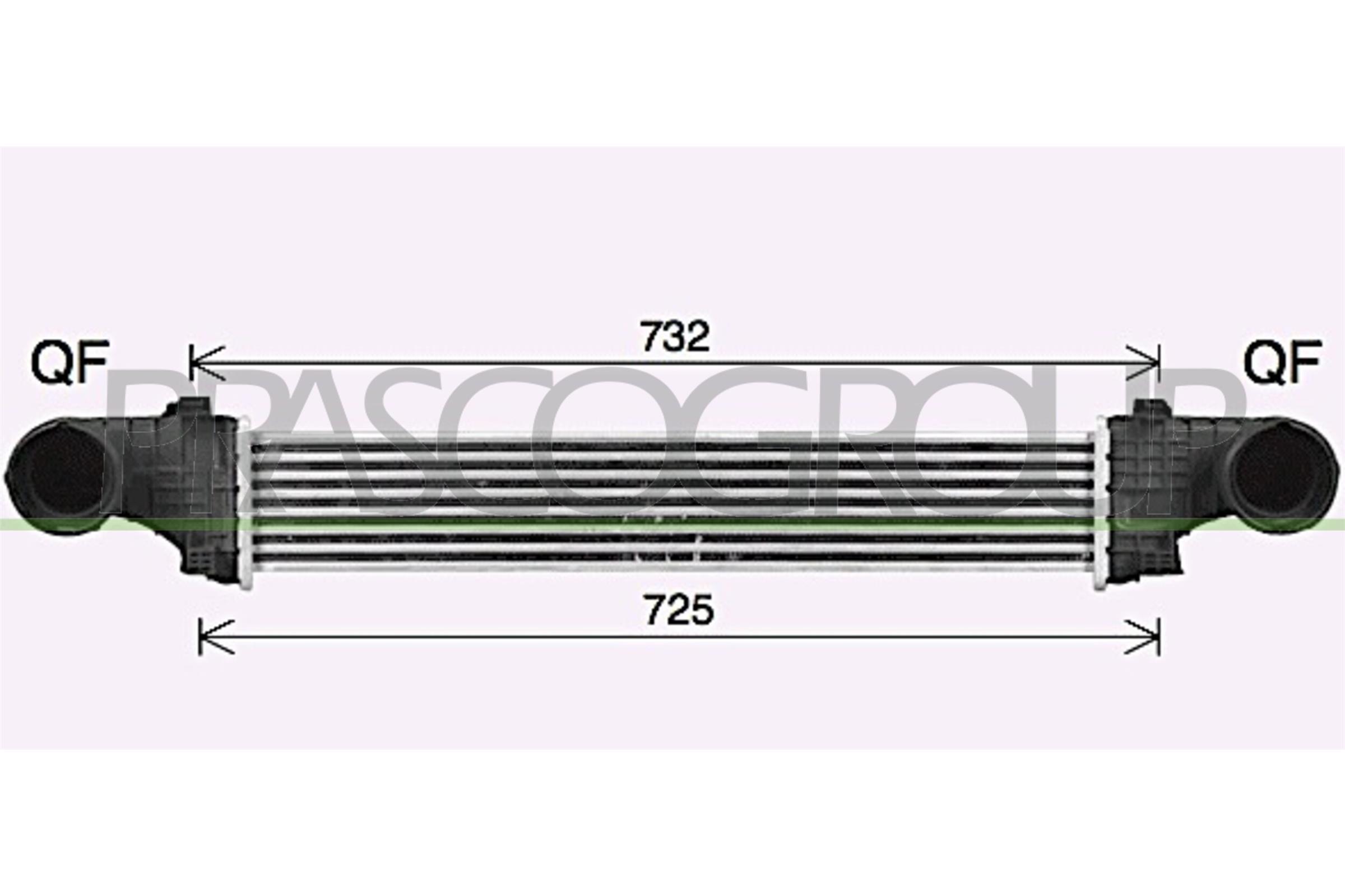 PRASCO ME039N003 Intercooler