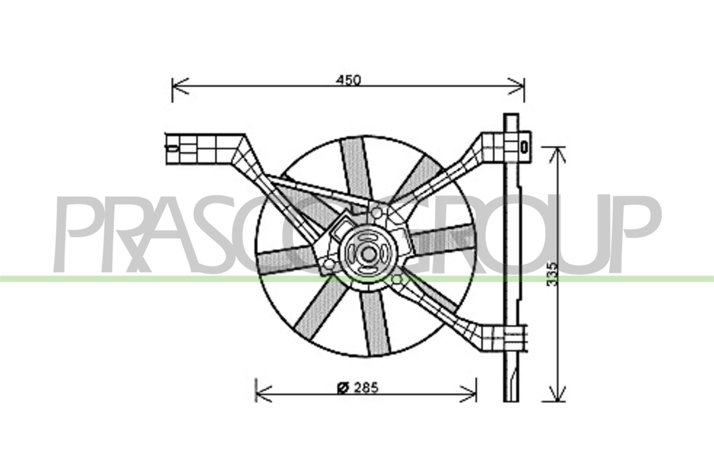 PRASCO ME304F003 Ventola,...