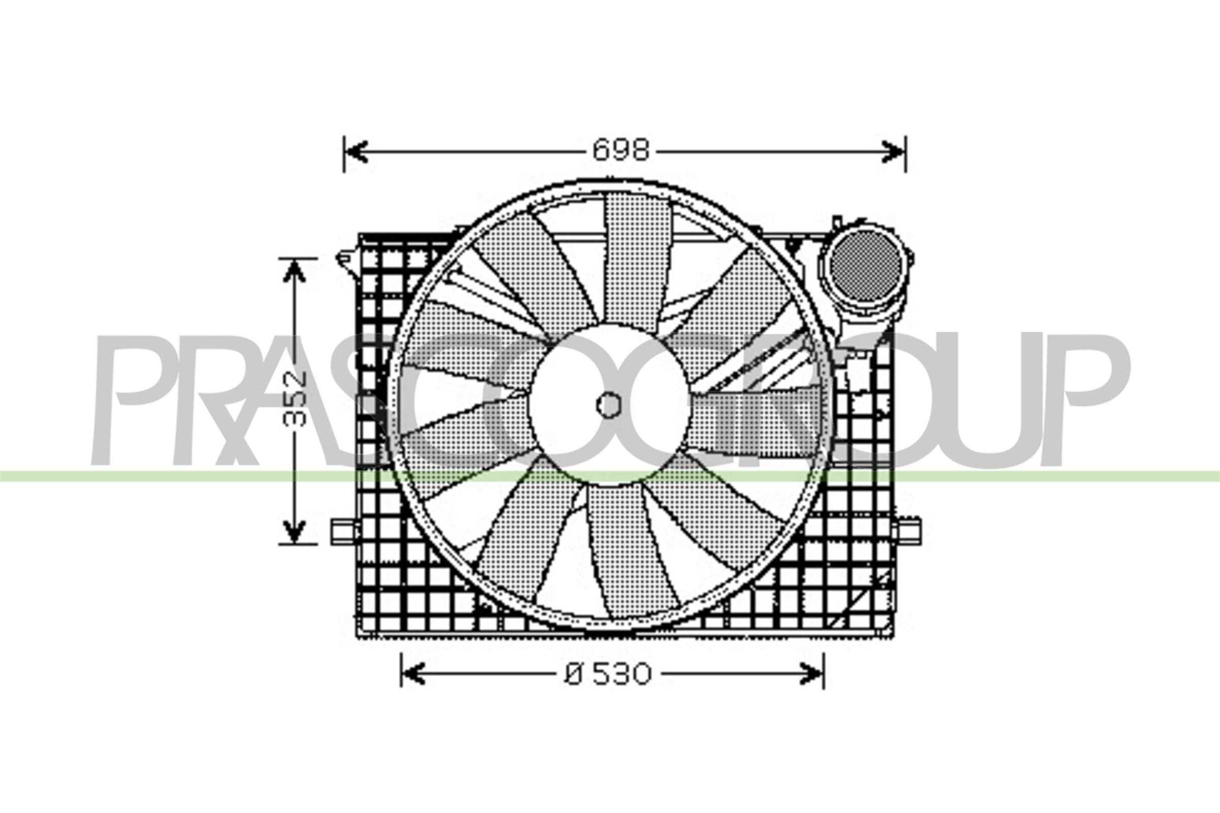 PRASCO ME522F001 Ventola,...