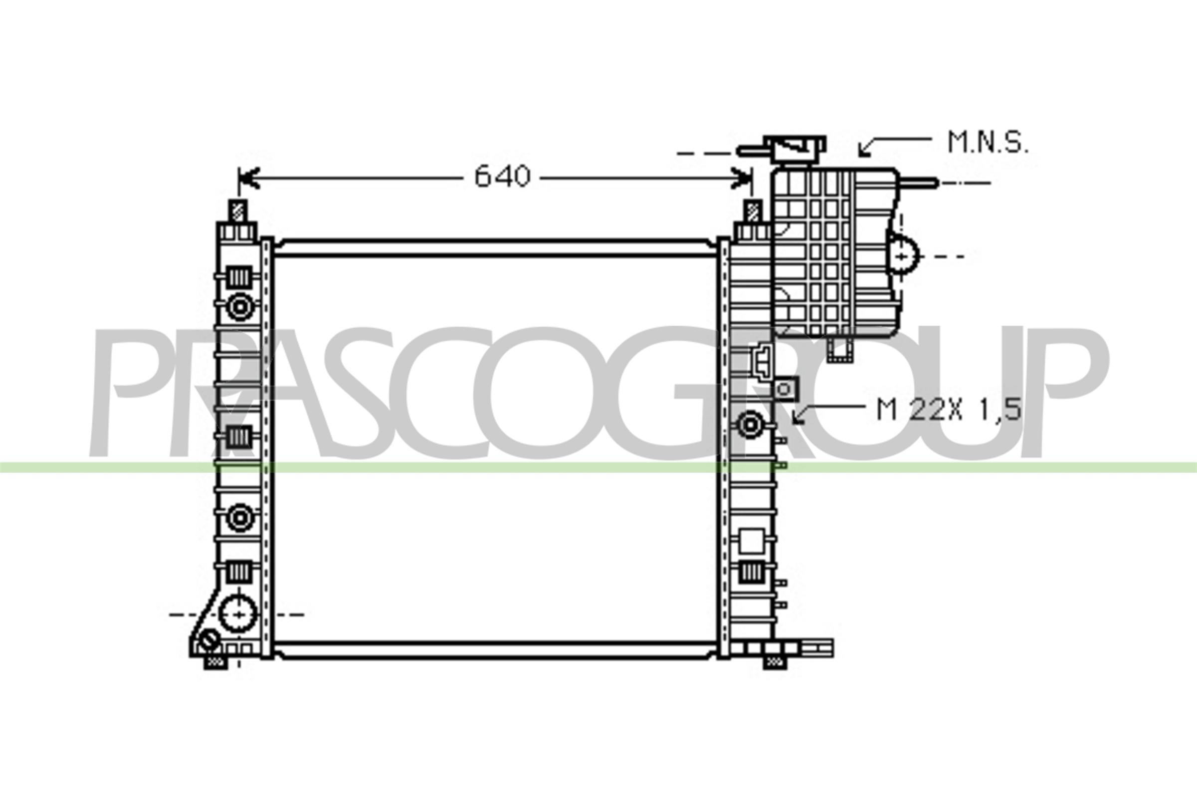 PRASCO ME907R002 Radiatore,...