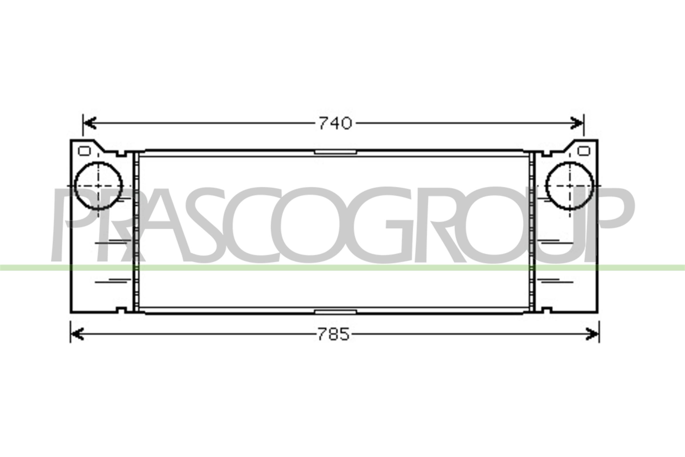 PRASCO ME909N002 Intercooler
