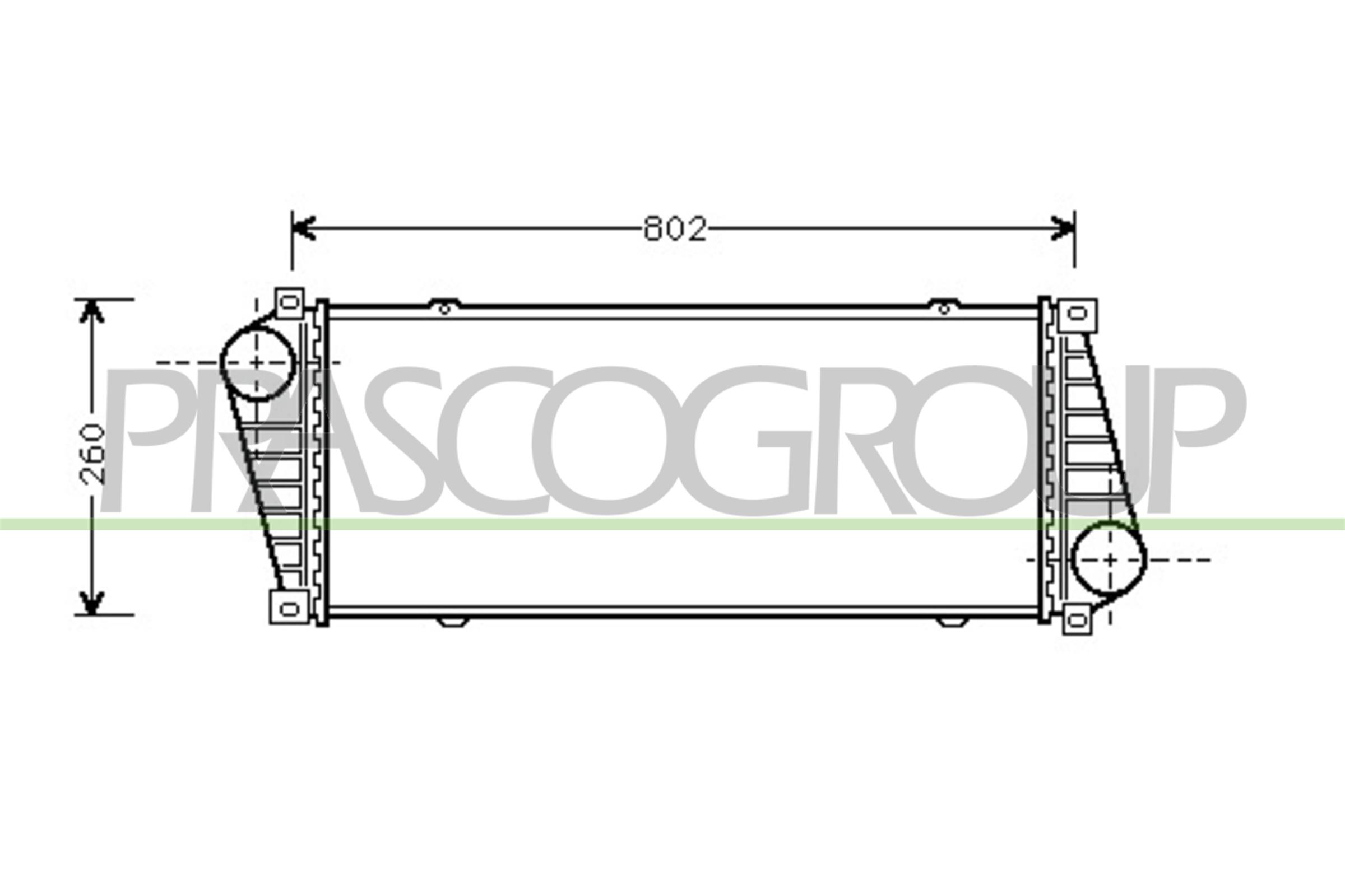 PRASCO ME915N001 Intercooler