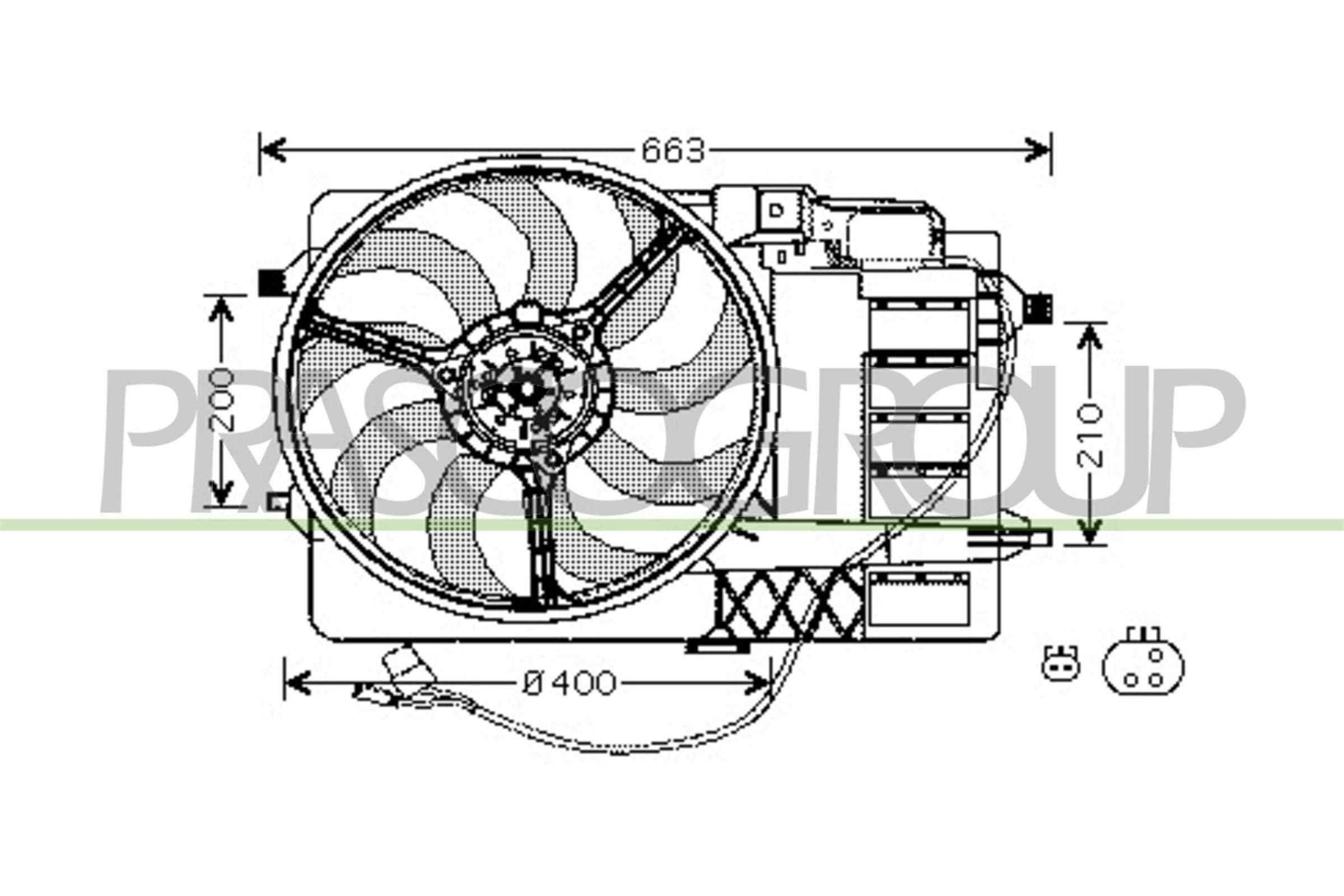 PRASCO MN304F001 Ventola,...