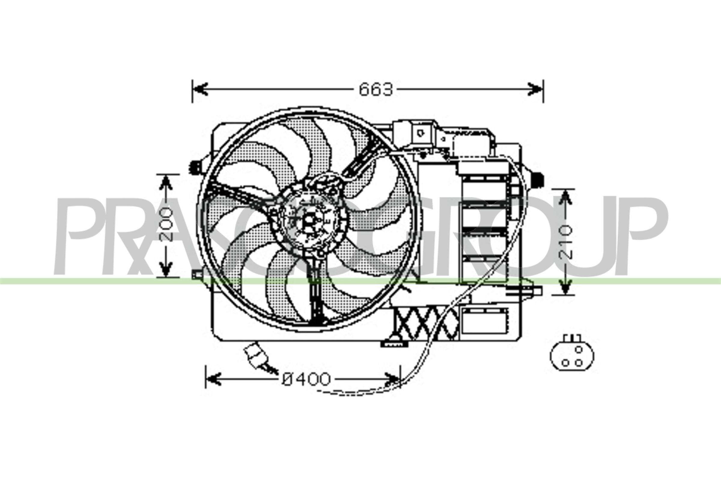 PRASCO MN304F002 Ventola,...