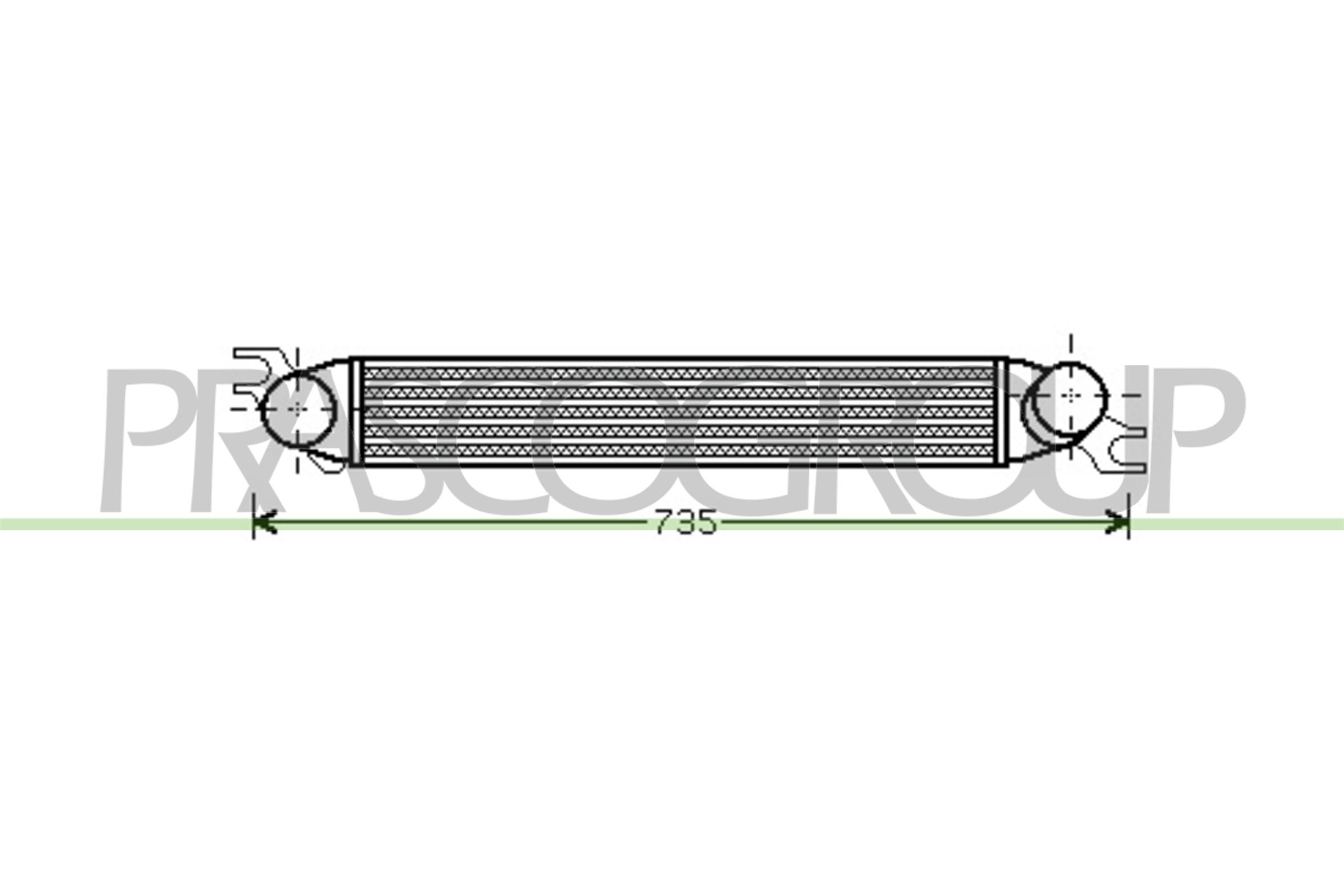 PRASCO MN308N001 Intercooler