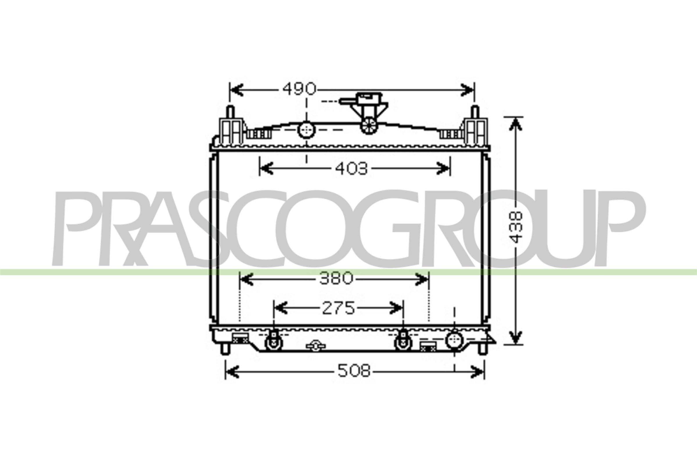 PRASCO MZ309R003 Radiatore,...