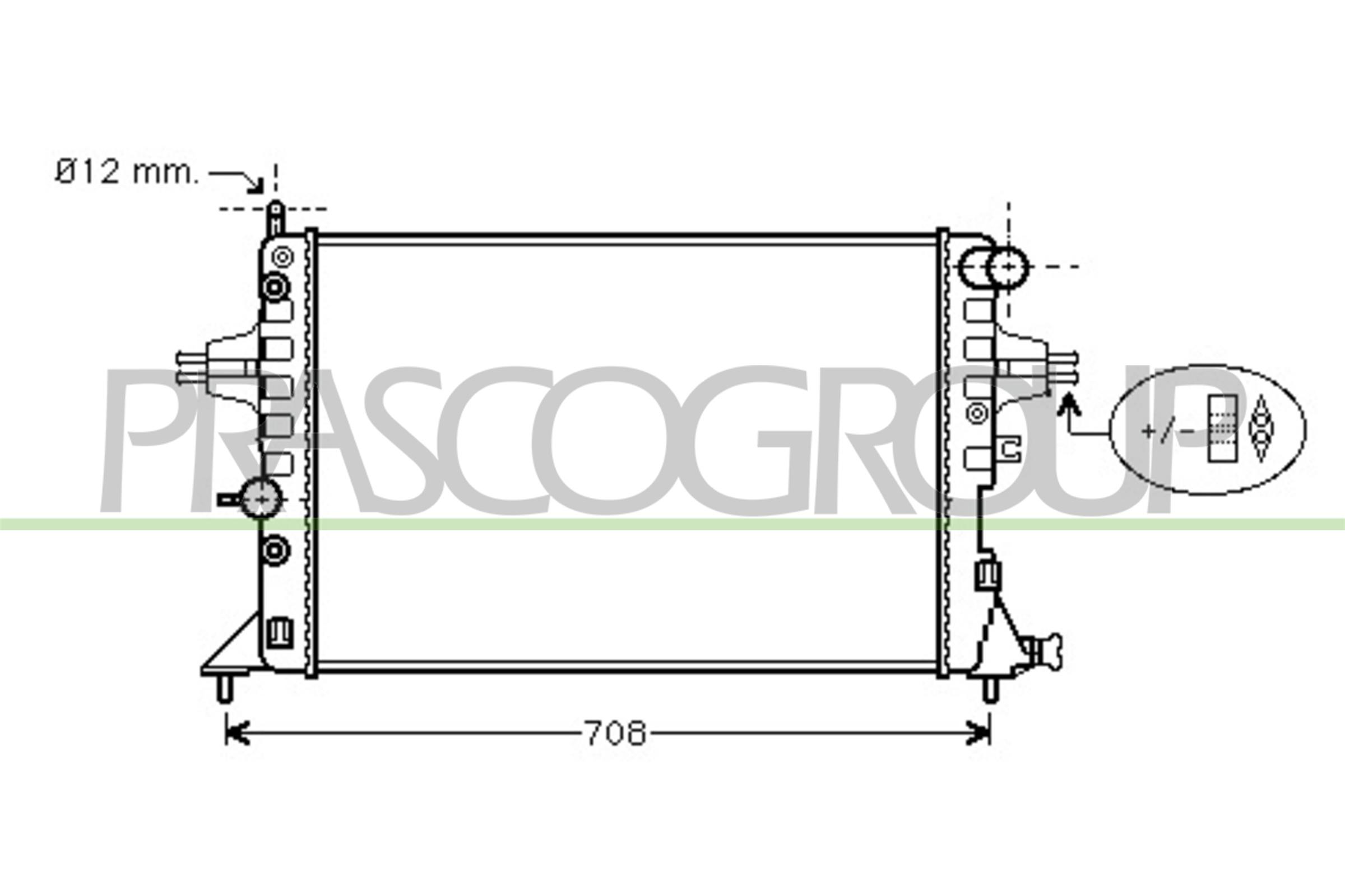 PRASCO OP017R003 Radiatore,...