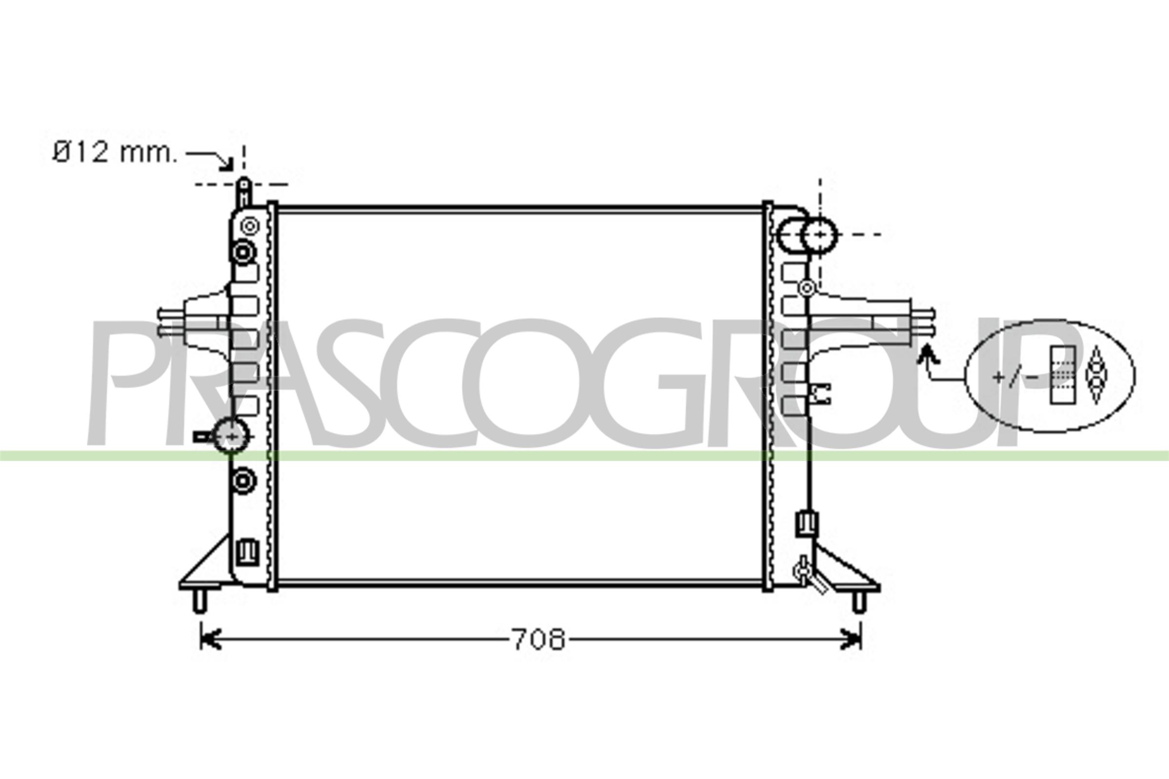 PRASCO OP017R005 Radiatore,...