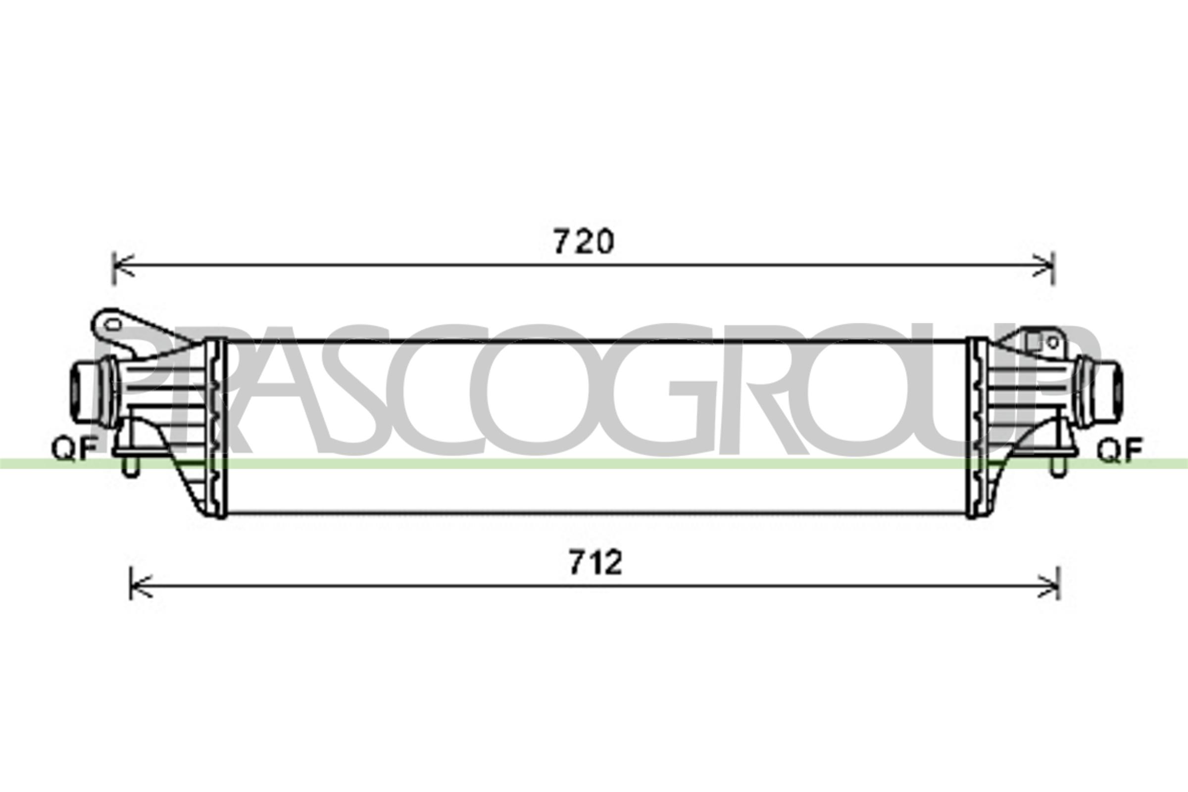 PRASCO OP036N001 Intercooler