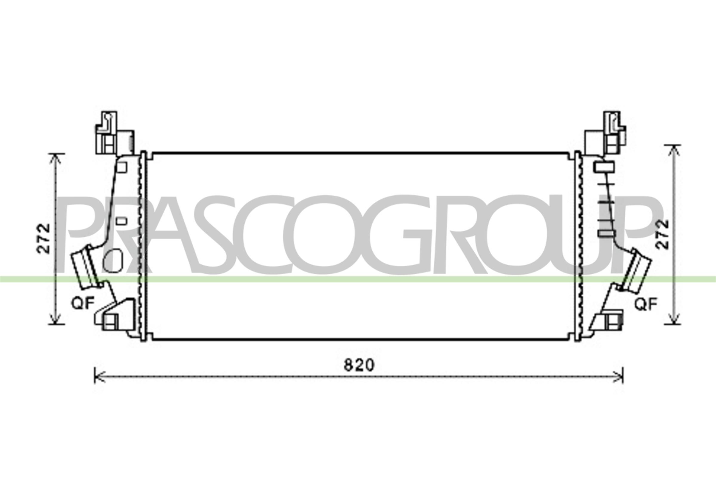 PRASCO OP060N002 Intercooler