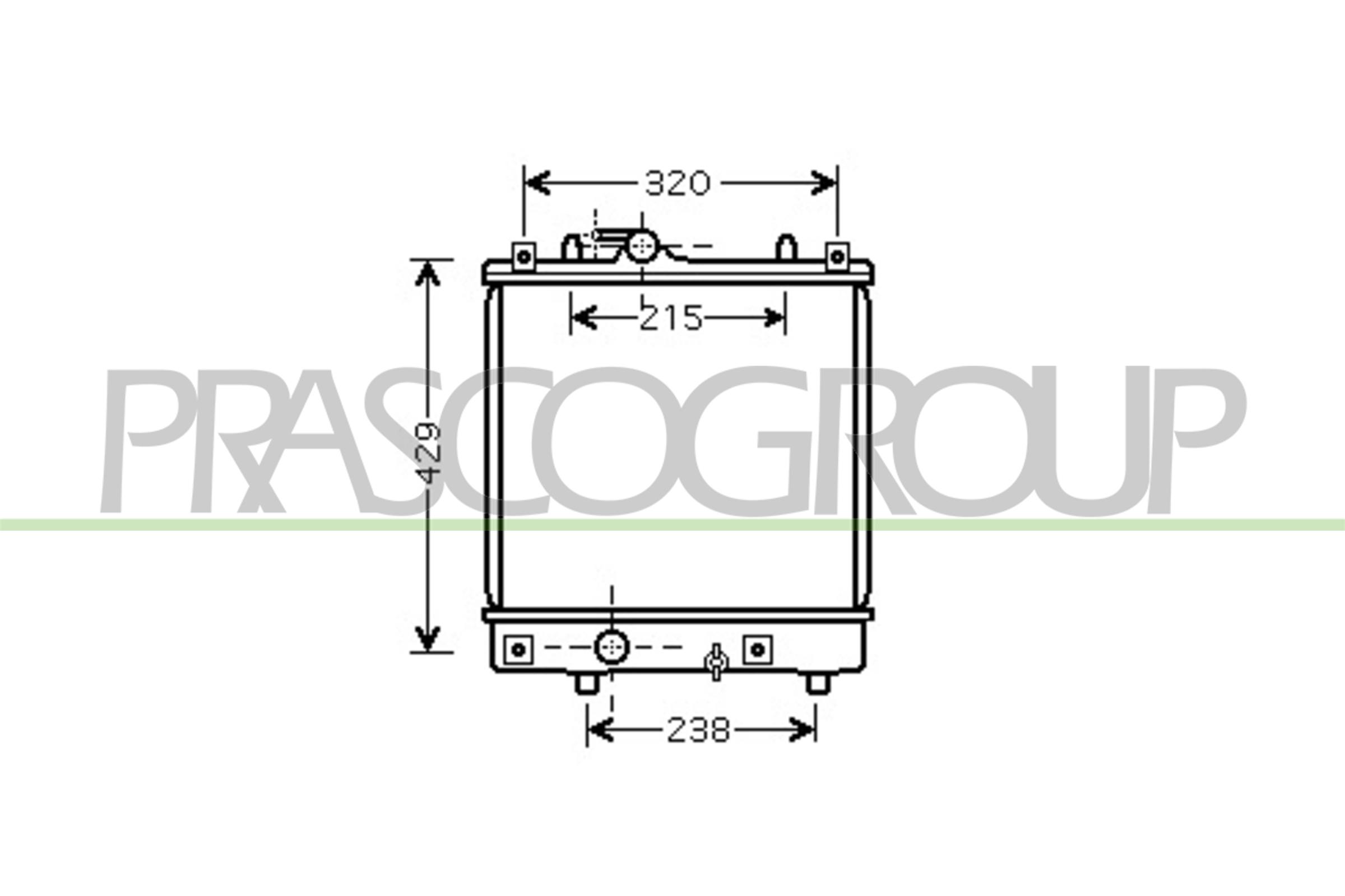 PRASCO OP304R002 Radiatore,...