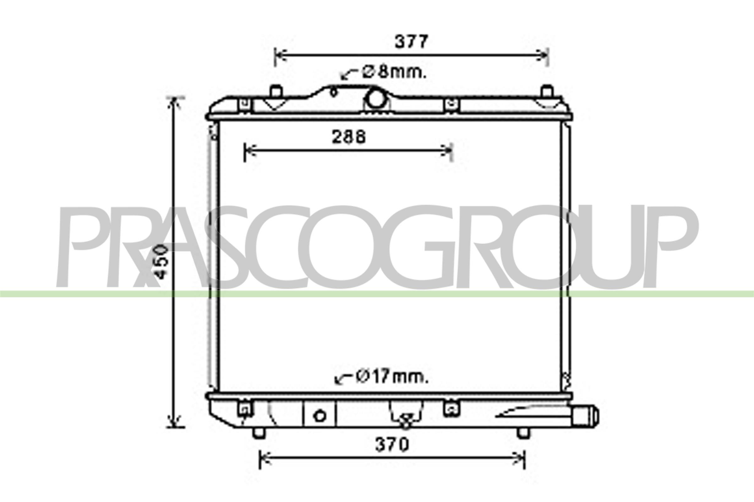 PRASCO OP305R001 Radiatore,...