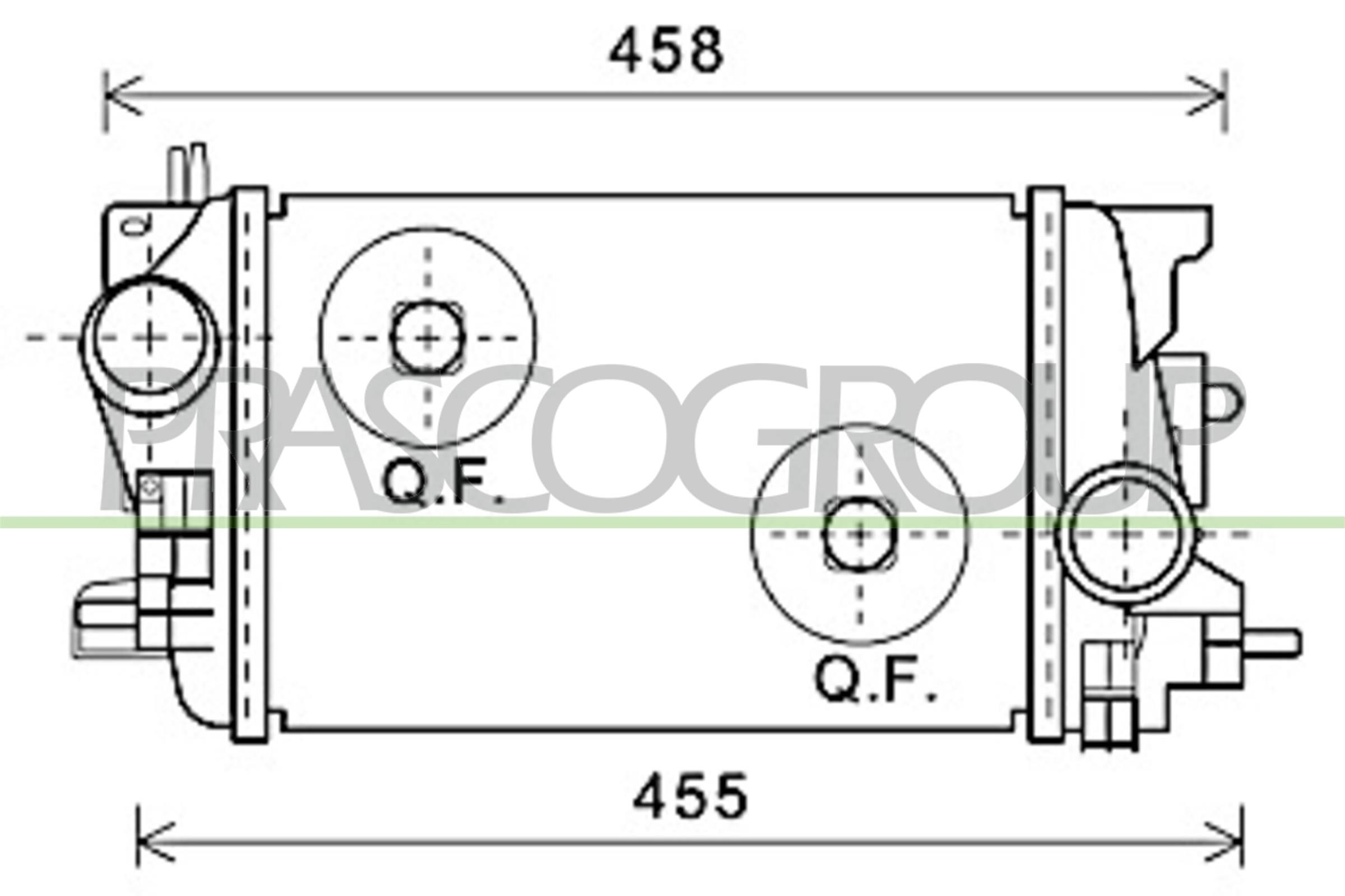 PRASCO OP354N001 Intercooler