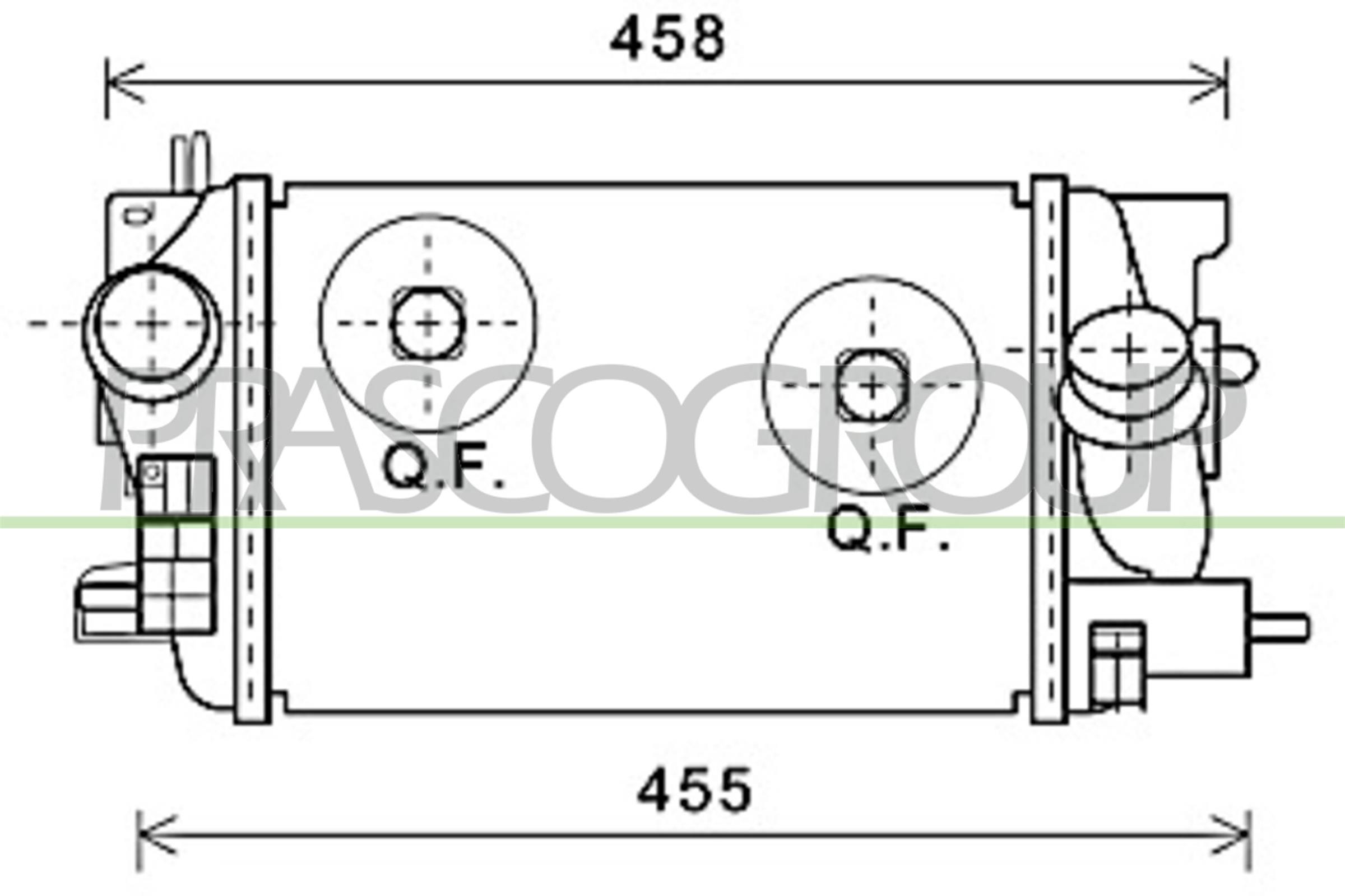PRASCO OP354N002 Intercooler