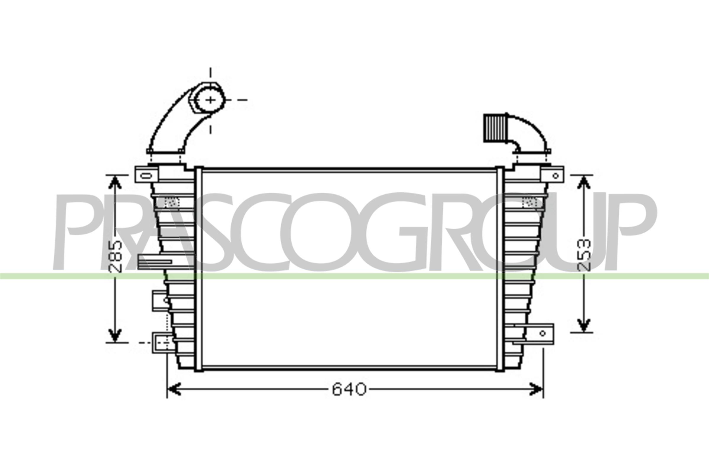 PRASCO OP410N005 Intercooler