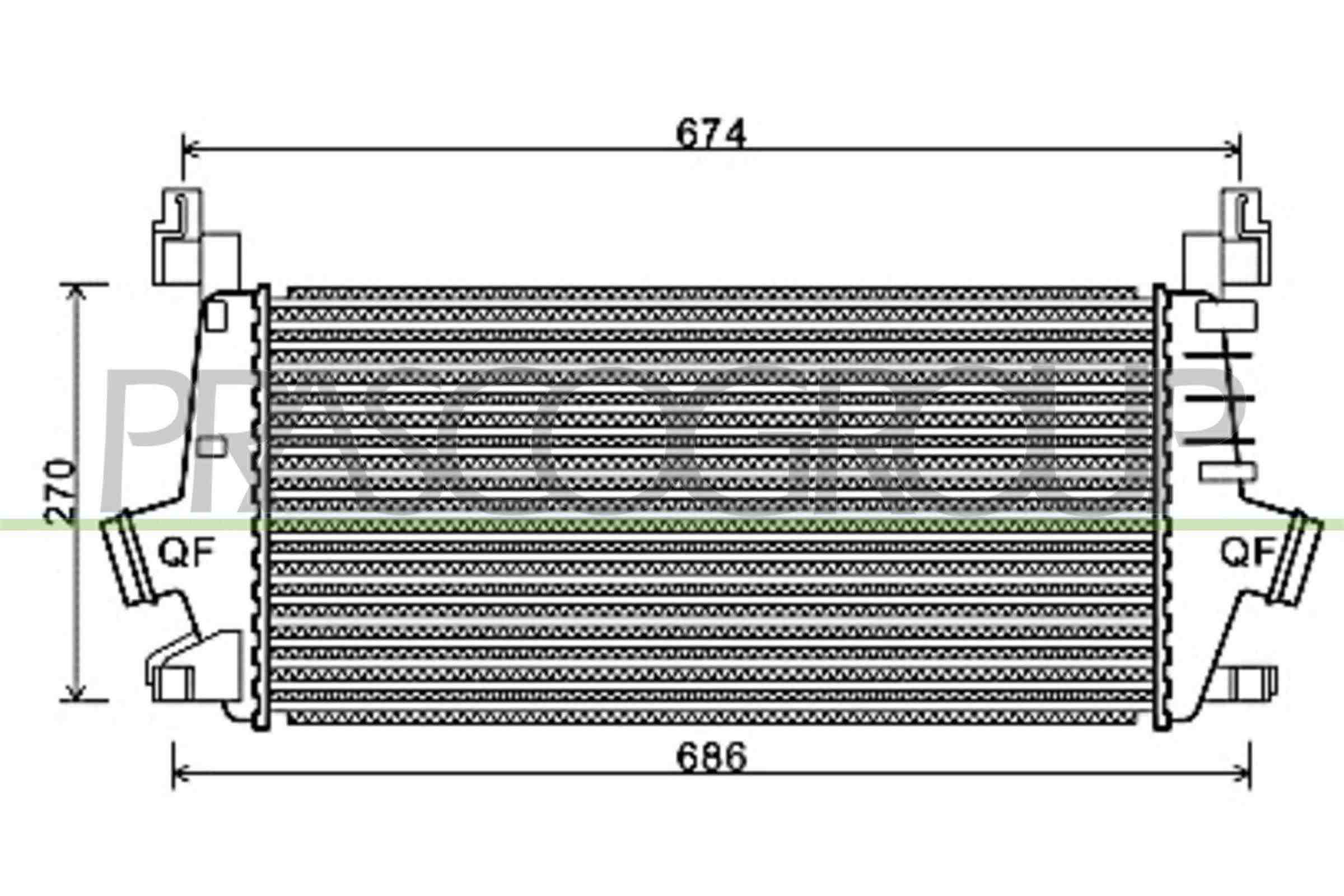 PRASCO OP414N001 Intercooler