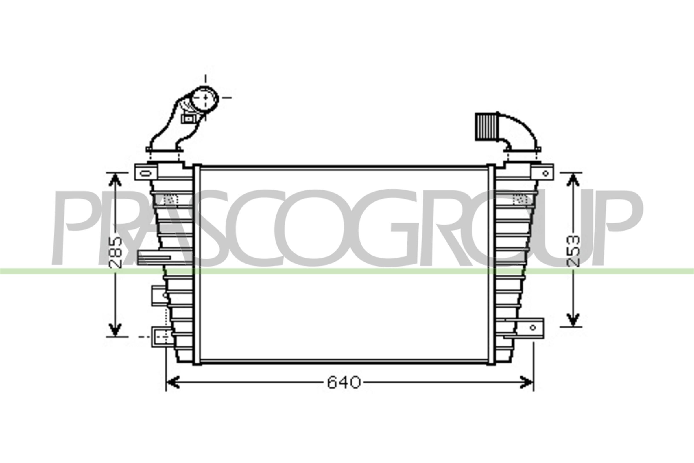 PRASCO OP414N003 Intercooler