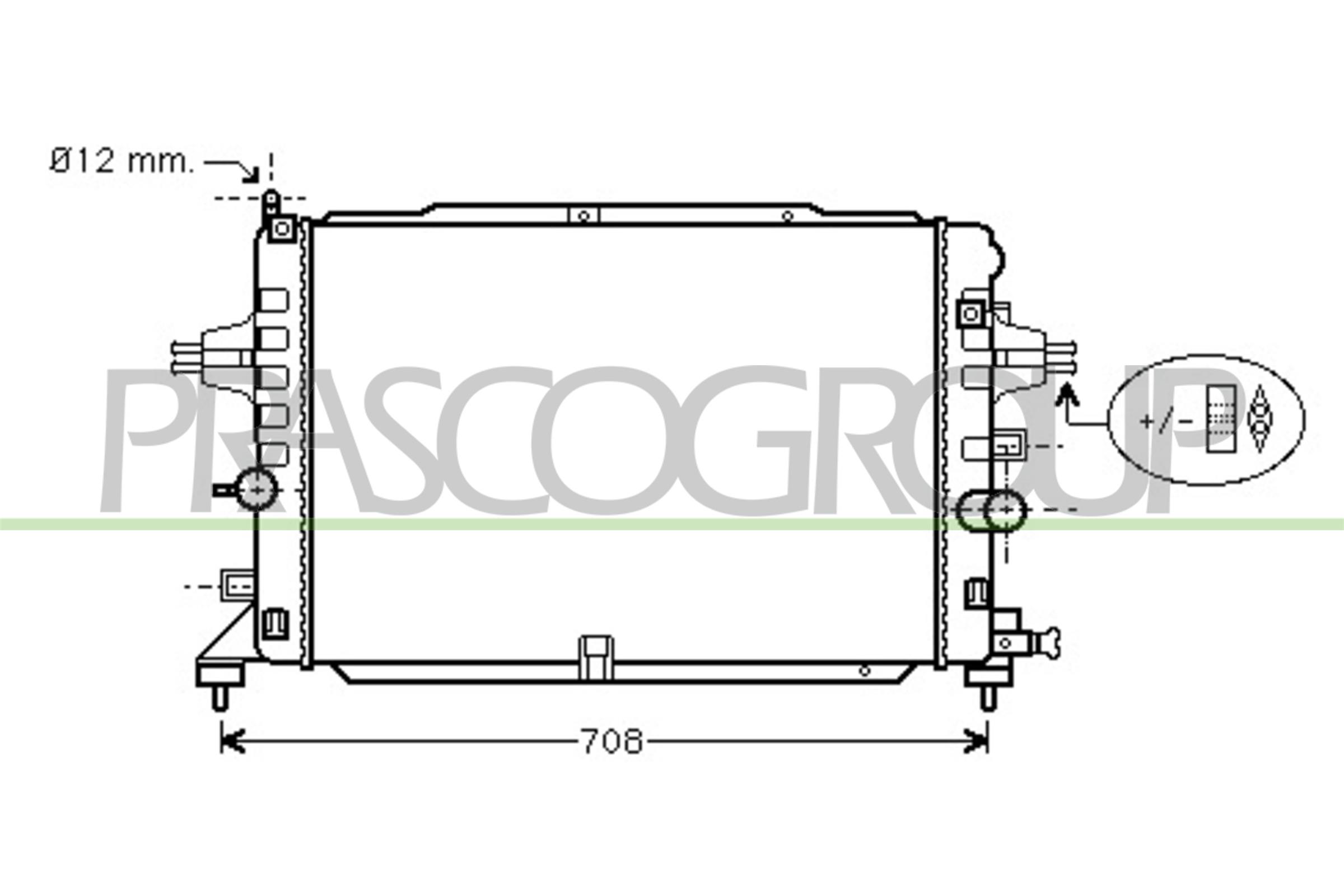 PRASCO OP414R005 Radiatore,...