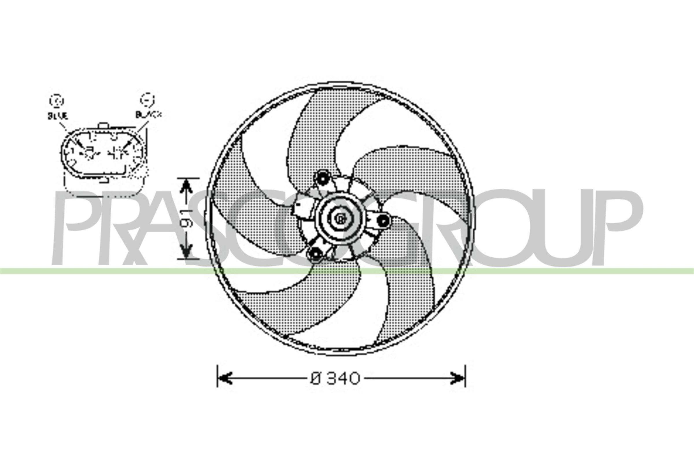 PRASCO PG009F002 Ventola,...