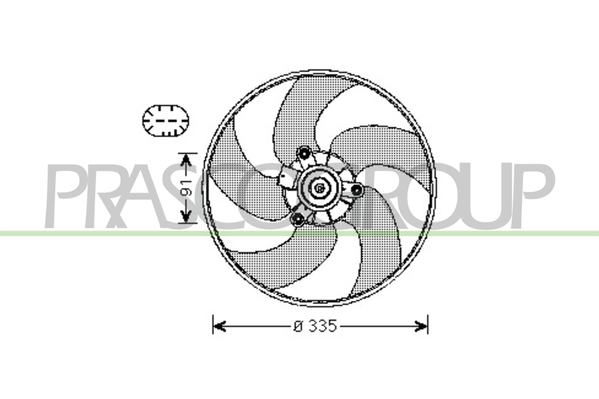 PRASCO PG420F004 Ventola,...