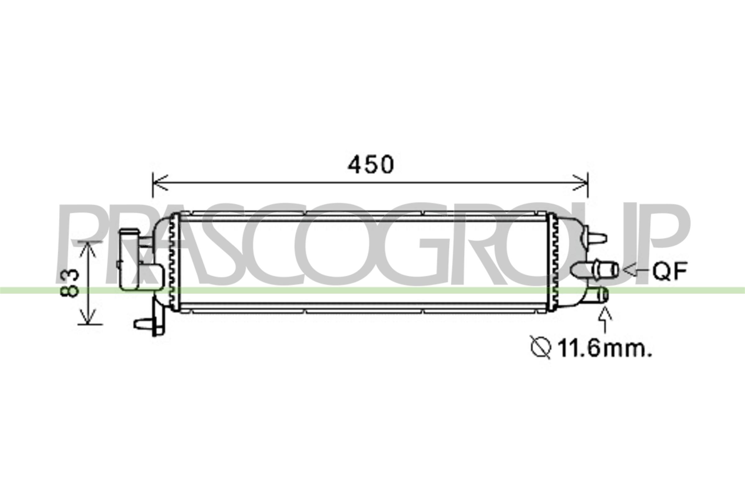 PRASCO PG520R003 Radiatore,...