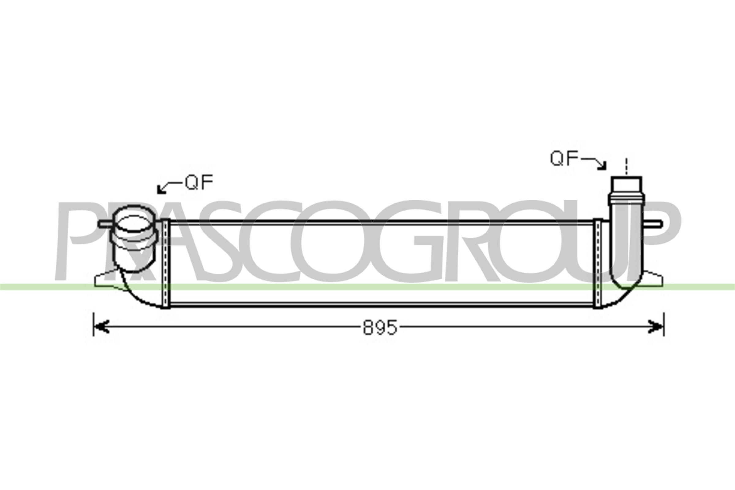 PRASCO RN086N002 Intercooler