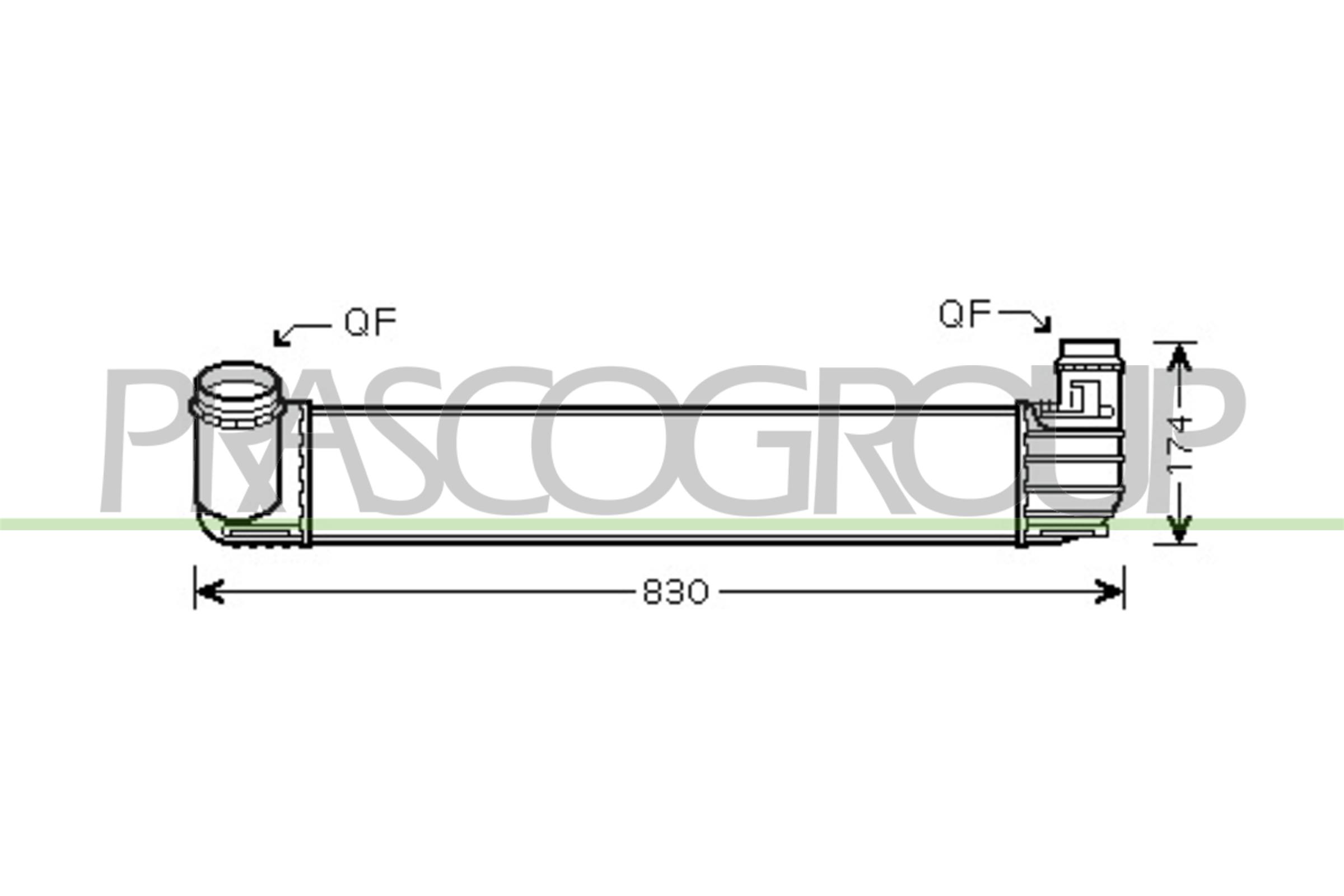 PRASCO RN424N003 Intercooler